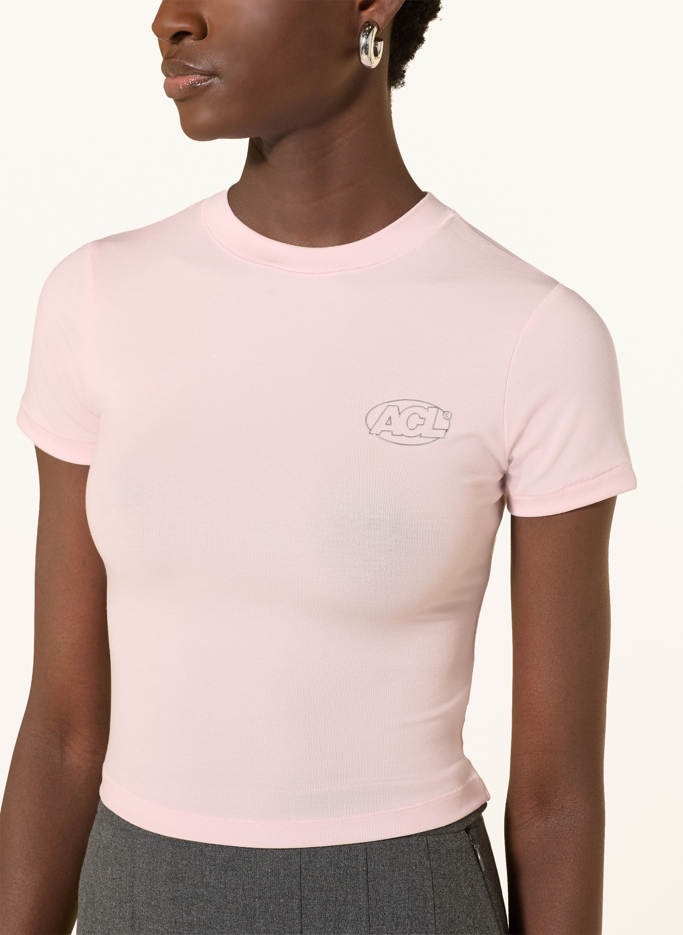 another COTTON LAB cropped top: LIGHT PINK