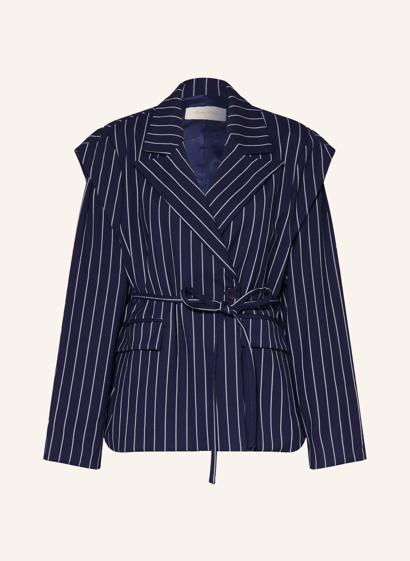 another COTTON LAB blazer: BLEU FONCÉ / BLANC