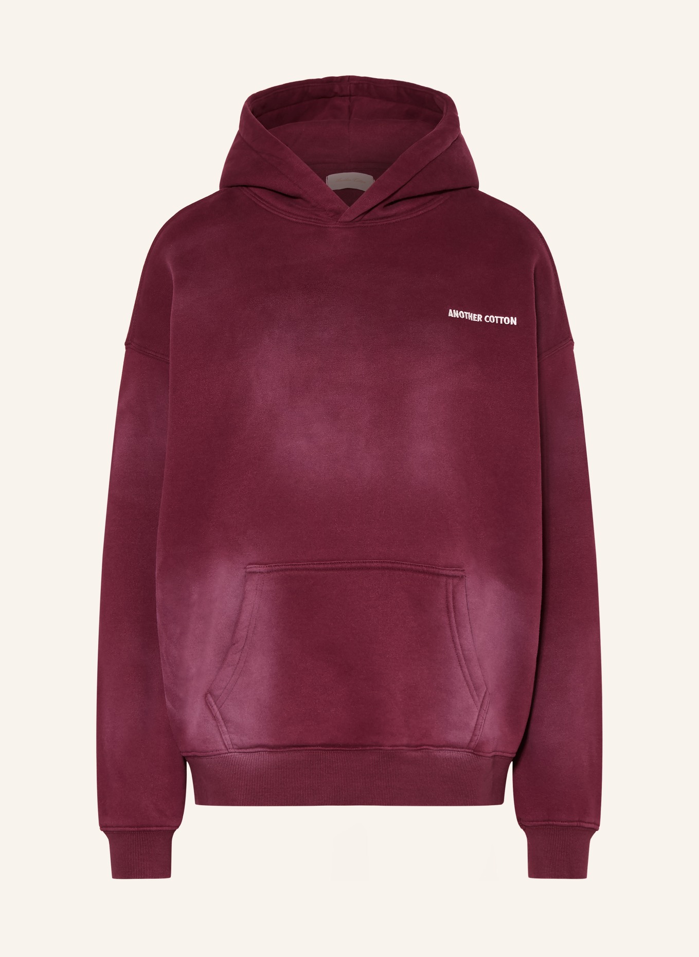 another COTTON LAB sweat à capuche: ROUGE FONCÉ