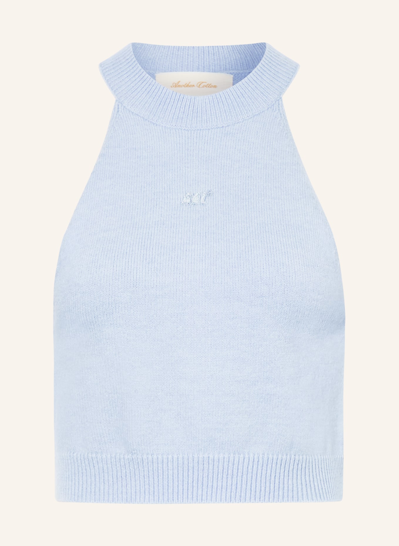 another COTTON LAB knit top: LIGHT BLUE