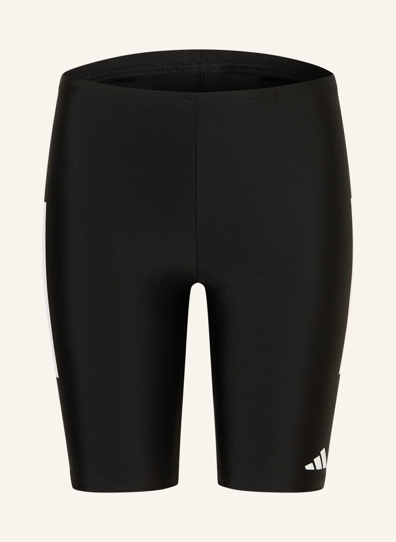 adidas Badehose 3-STREIFEN BOLD: SCHWARZ / WEISS