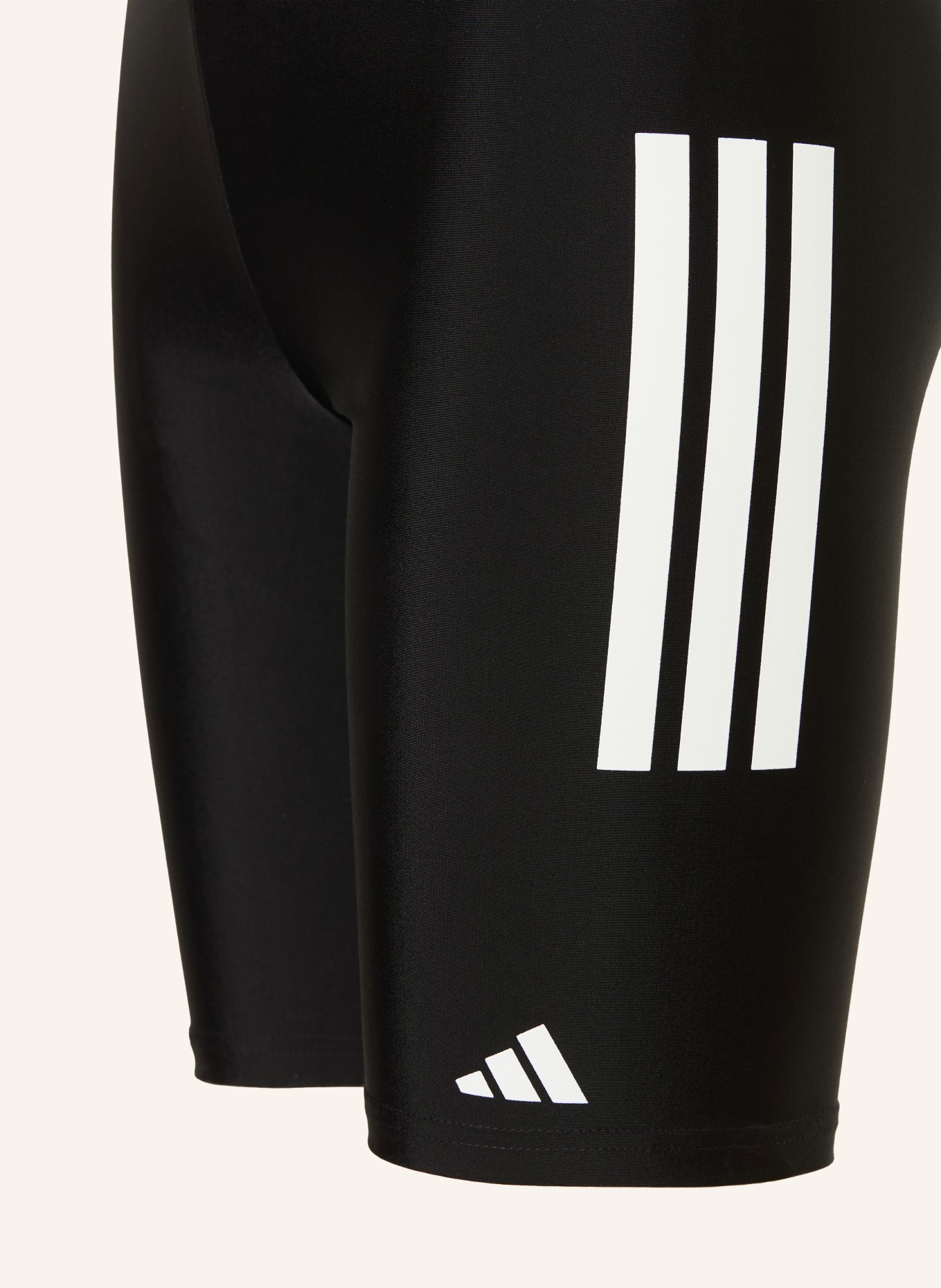 adidas Badehose 3-STREIFEN BOLD: SCHWARZ / WEISS