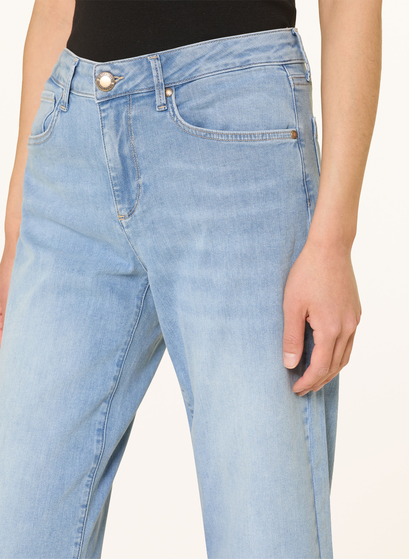 SEDUCTIVE Straight Jeans MERON CROPPED: 820 USED BLUE