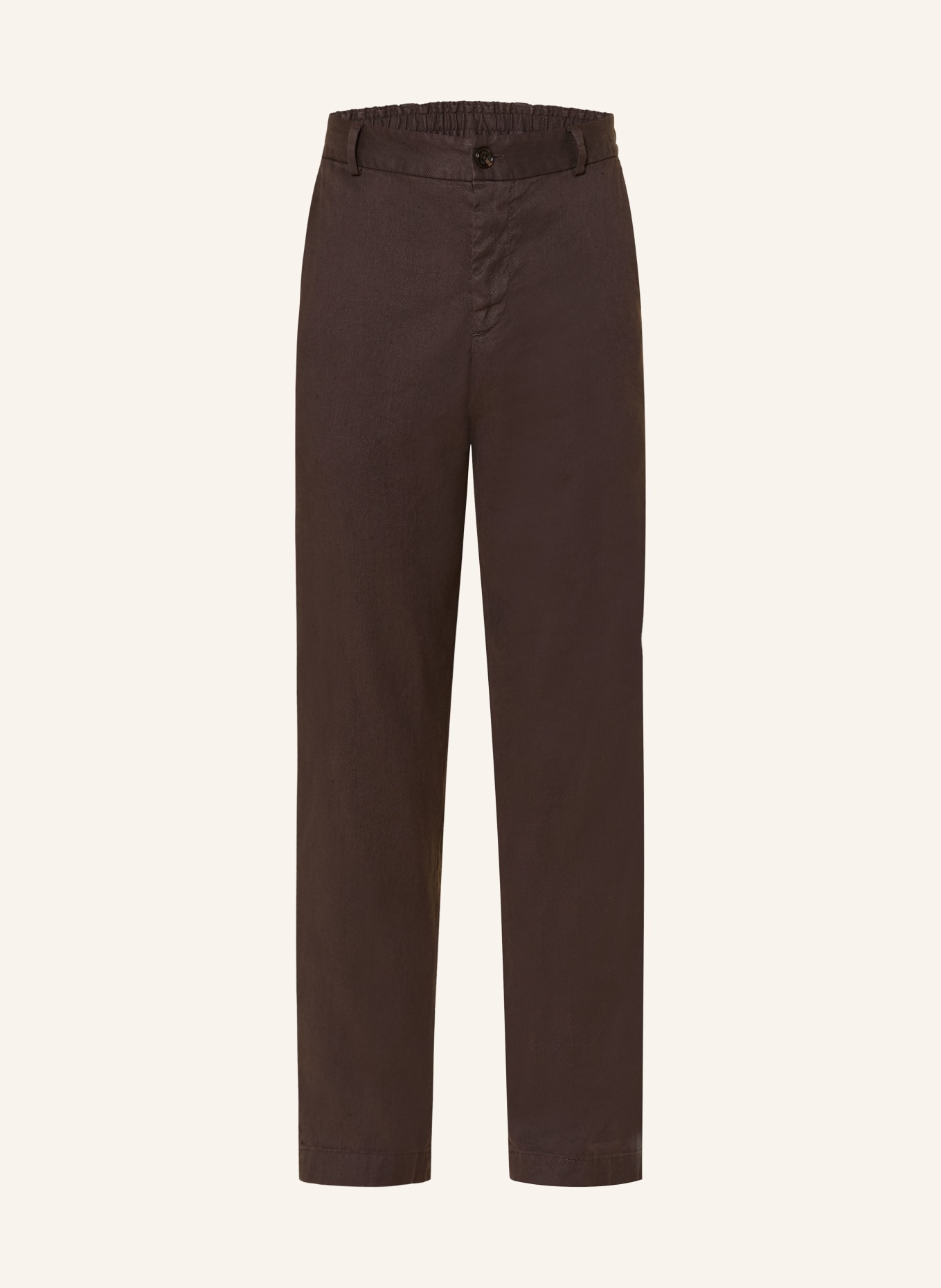 JOOP! RIVER Extra Slim Fit Suit Pants with Linen: 204 Dark Brown 204