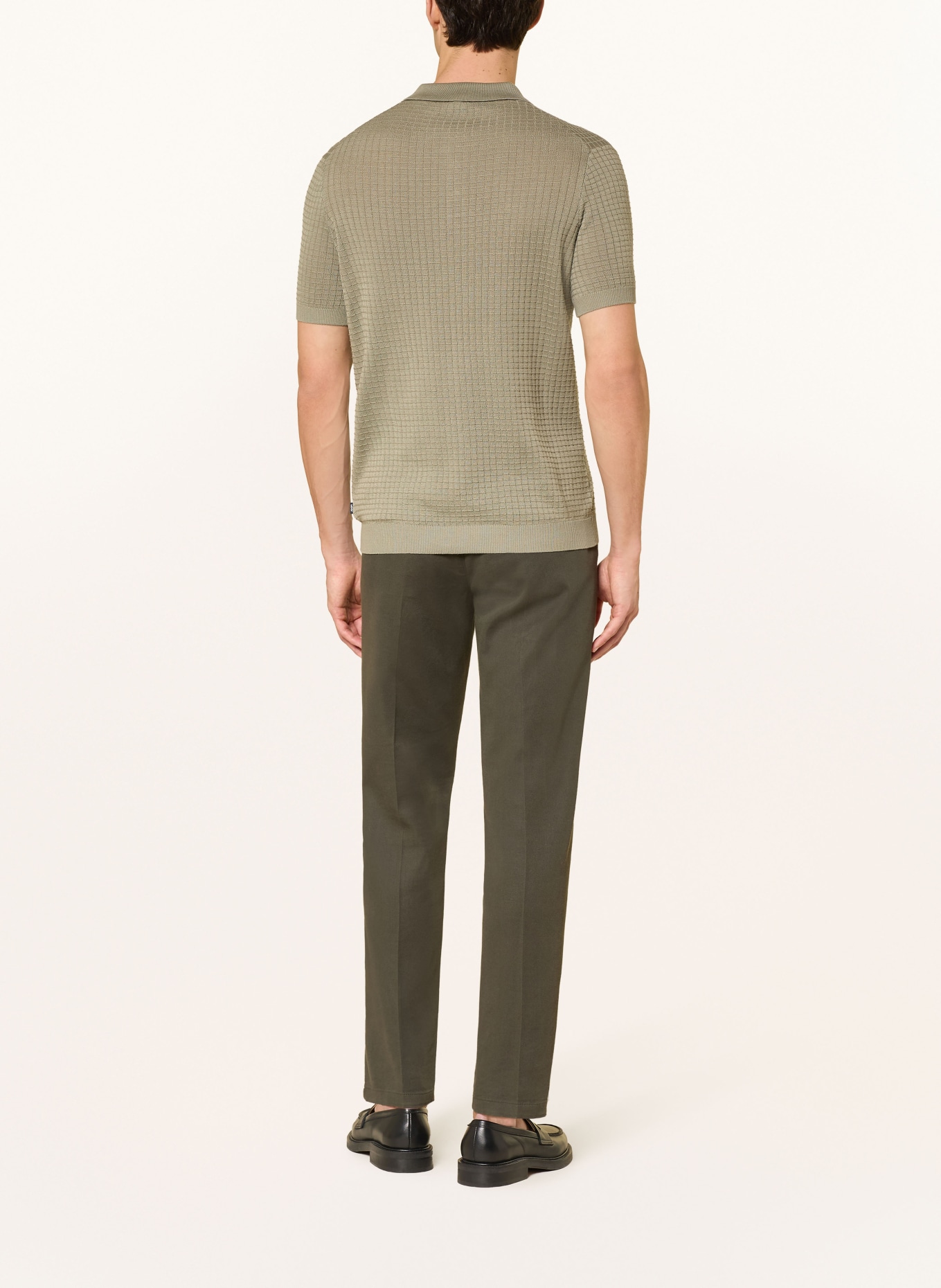 JOOP! Polo en maille: OLIVE