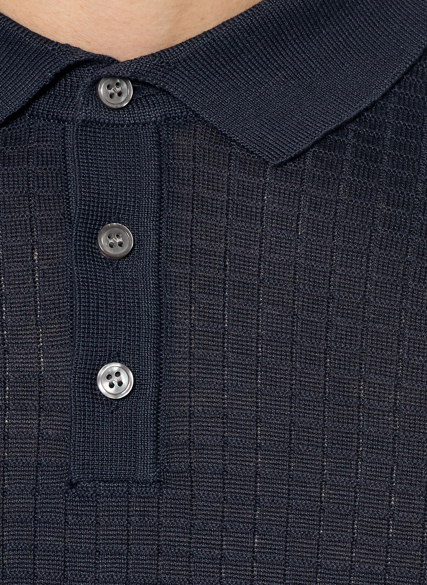 JOOP! Dzianinowa koszulka polo: GRANATOWY