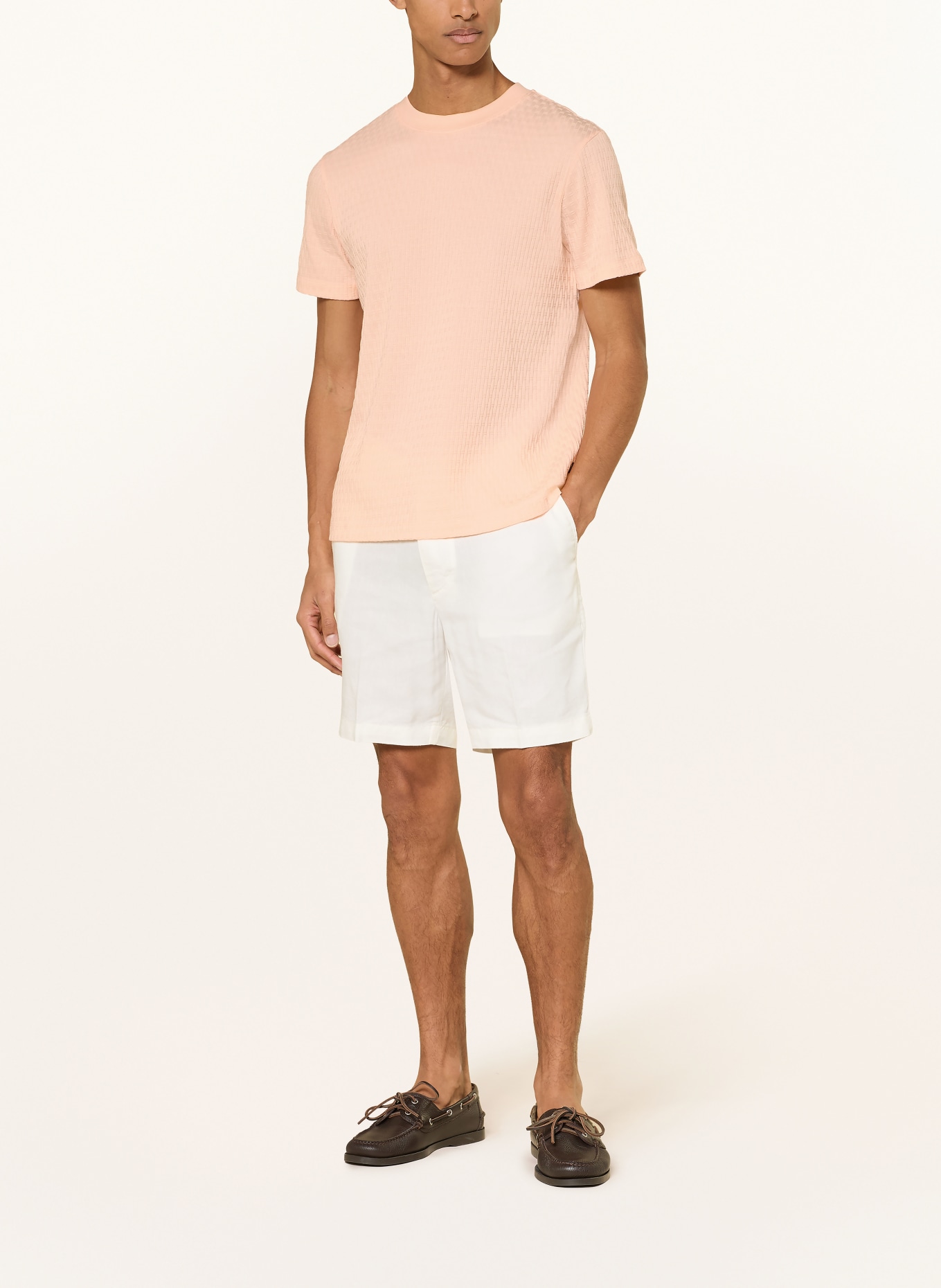 JOOP! T-shirt RAULOS: LICHTORANJE