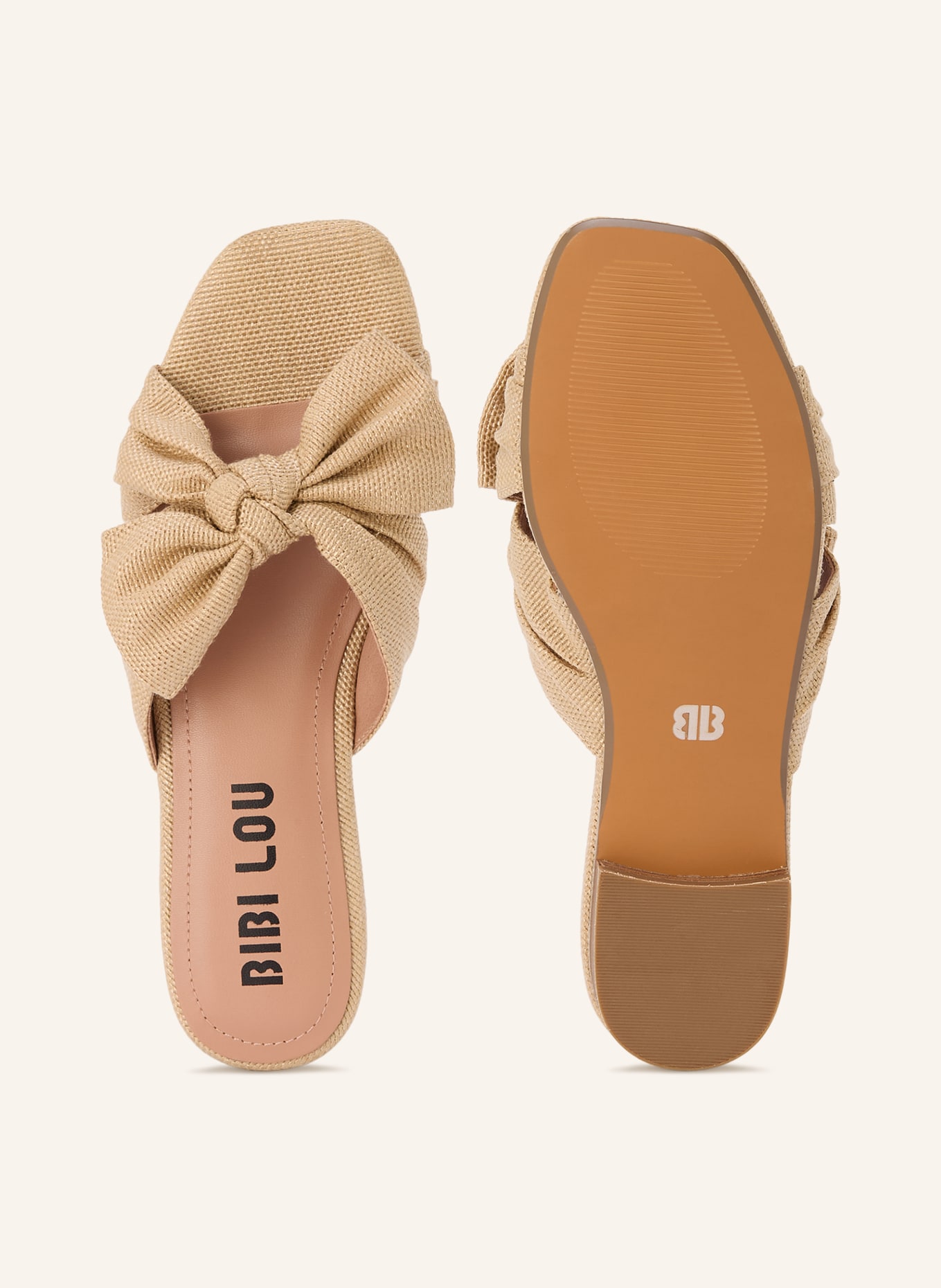 BIBI LOU Pantoletten KARSIE: BEIGE