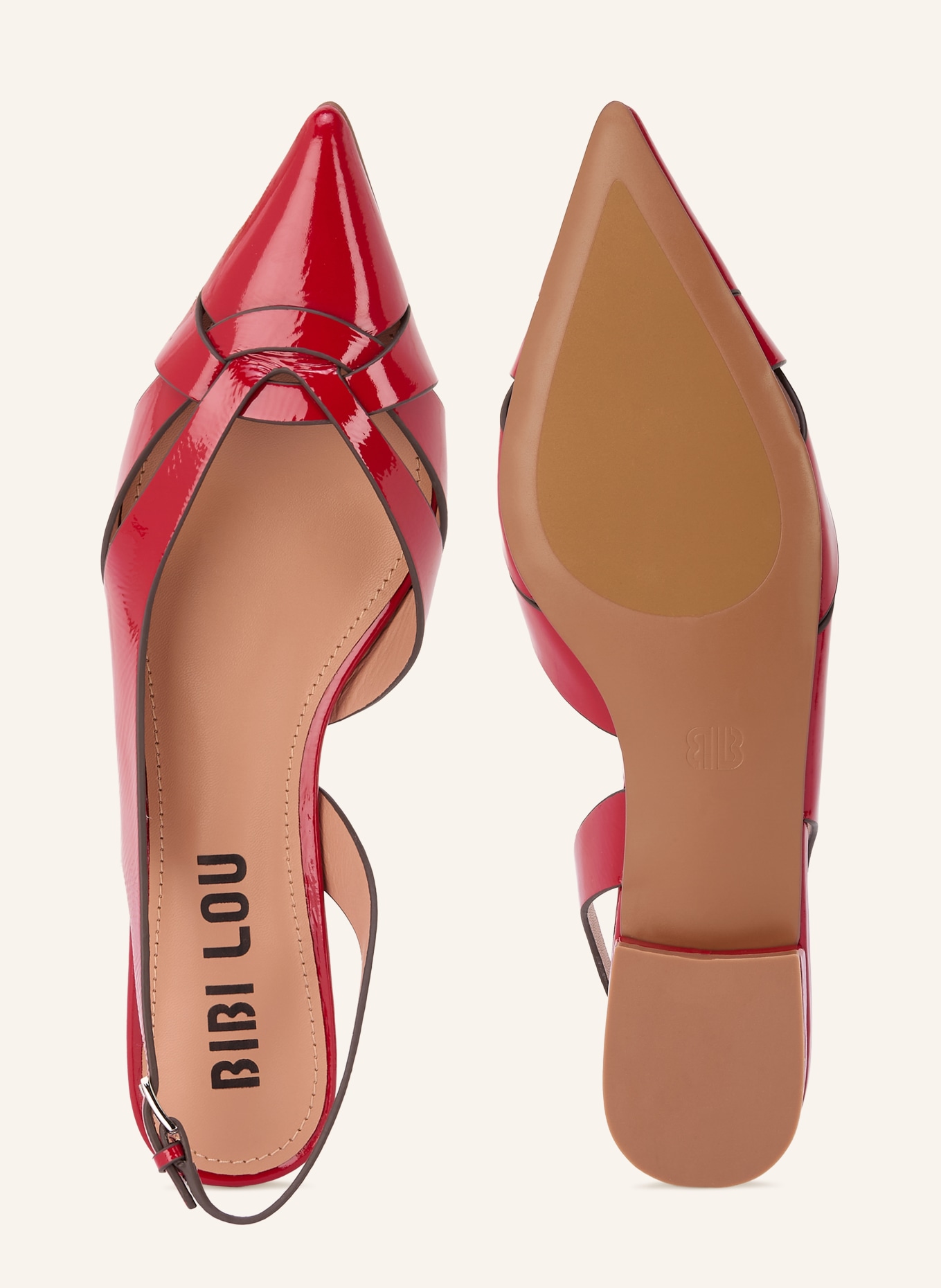 BIBI LOU Slingballerinas NOLIA: ROT