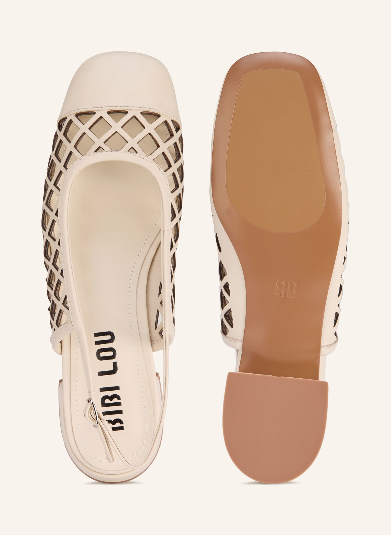 BIBI LOU Slingpumps MOURA: CRÈME