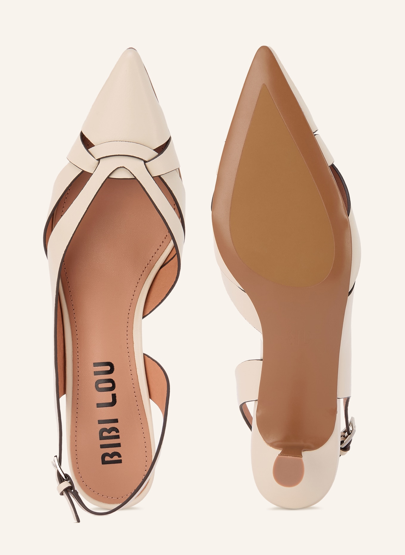 BIBI LOU Slingpumps NOLIA: CRÈME