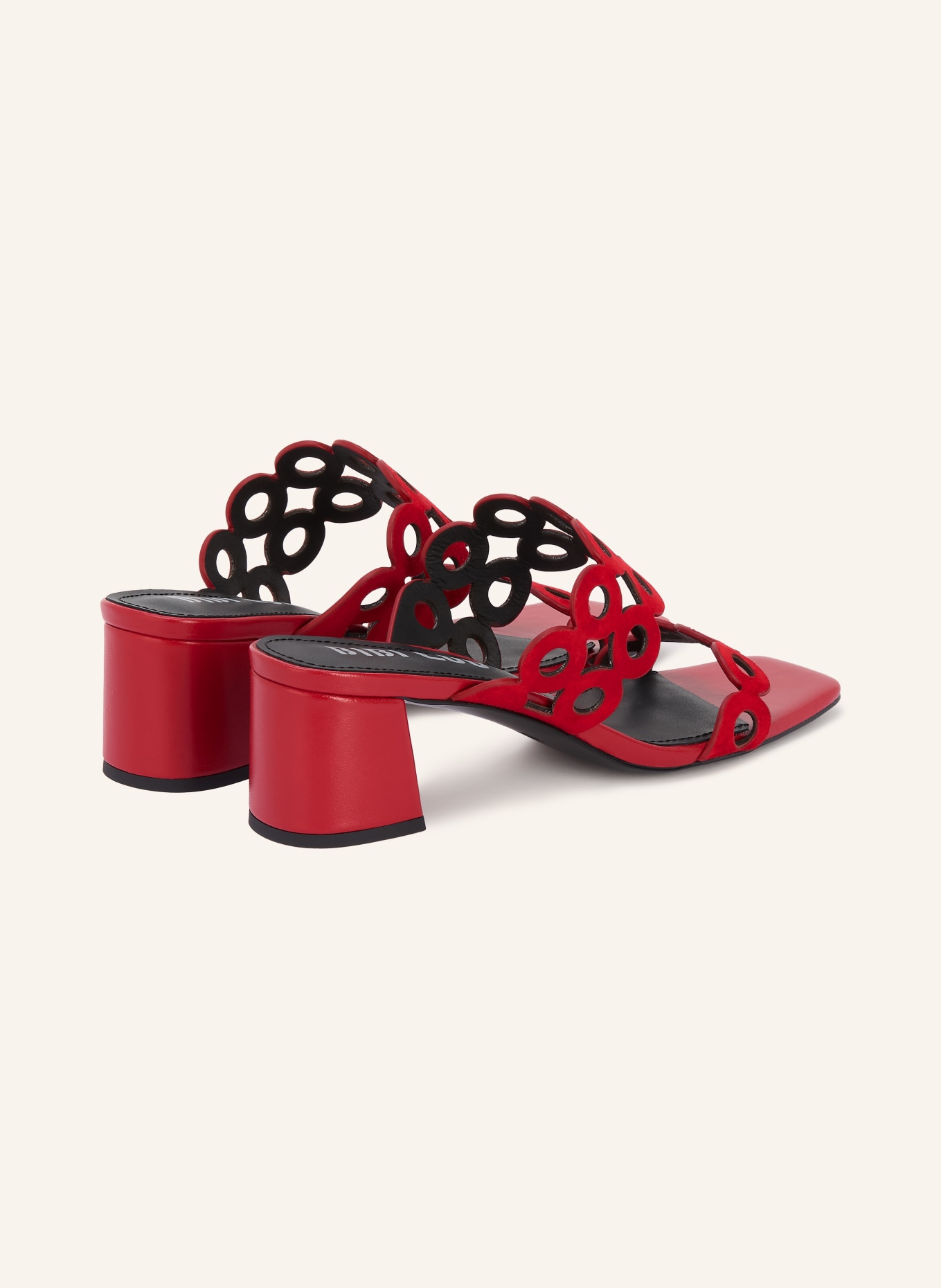 BIBI LOU Mules ORIBU: ROT