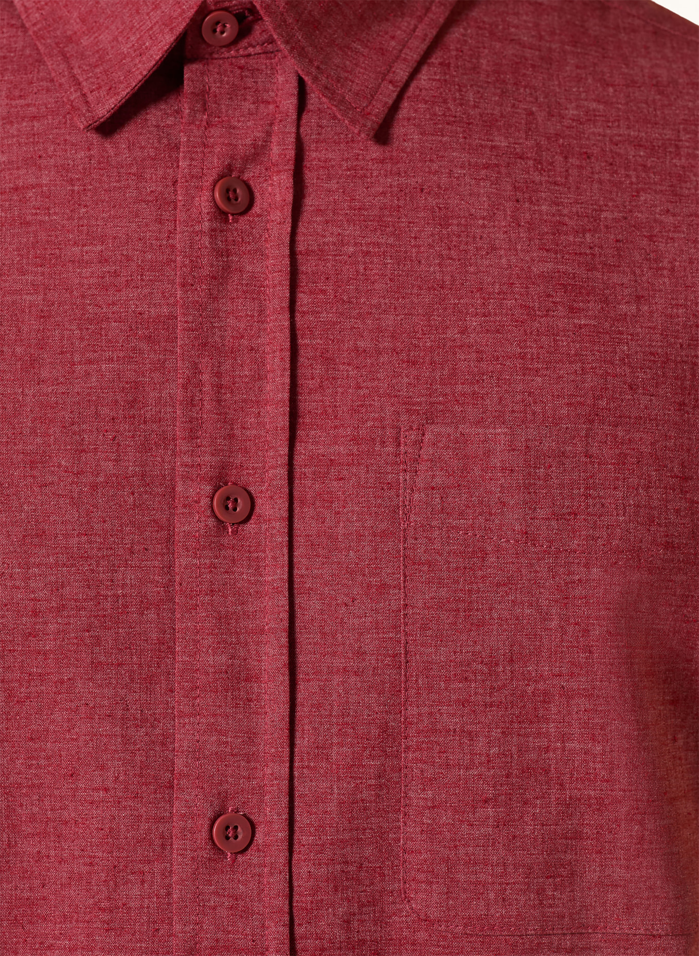 me°ru' Koszula outdoorowa VALENCE: CIEMNOCZERWONY