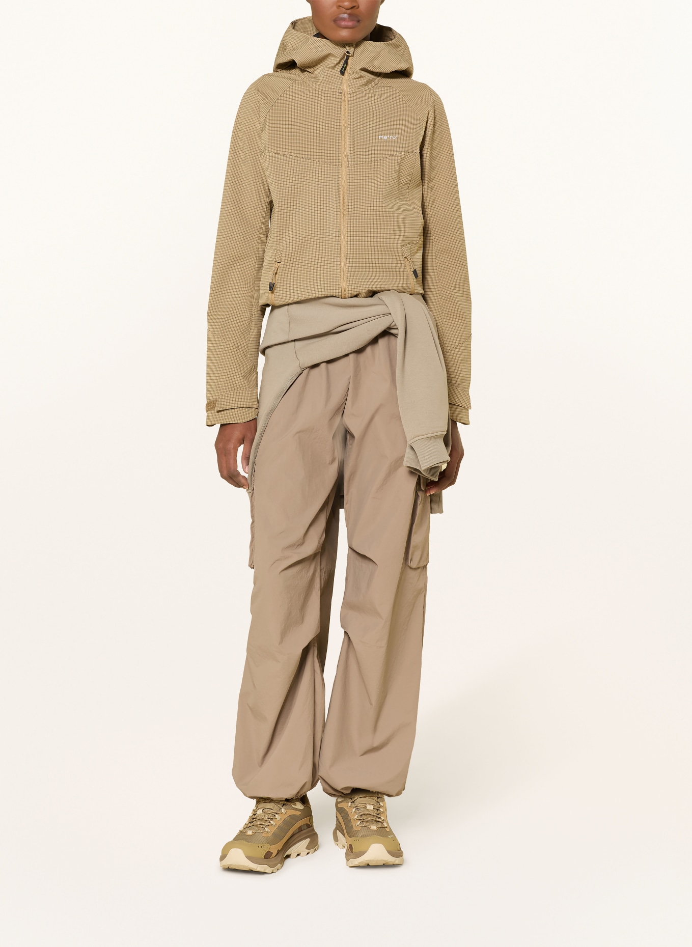 me°ru' Softshellová bunda NANCY P: BÉŽOVÁ