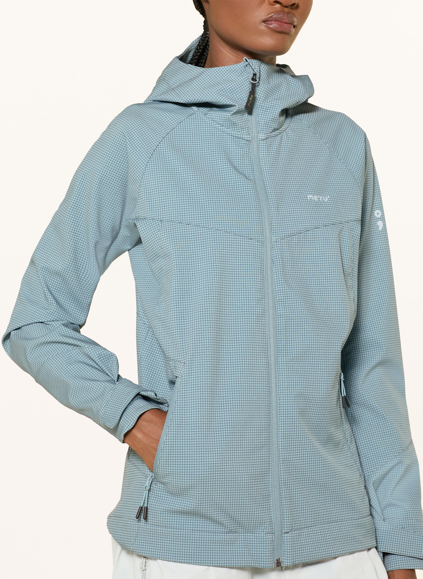 me°ru' Softshellová bunda NANCY P: TYRKYSOVÁ