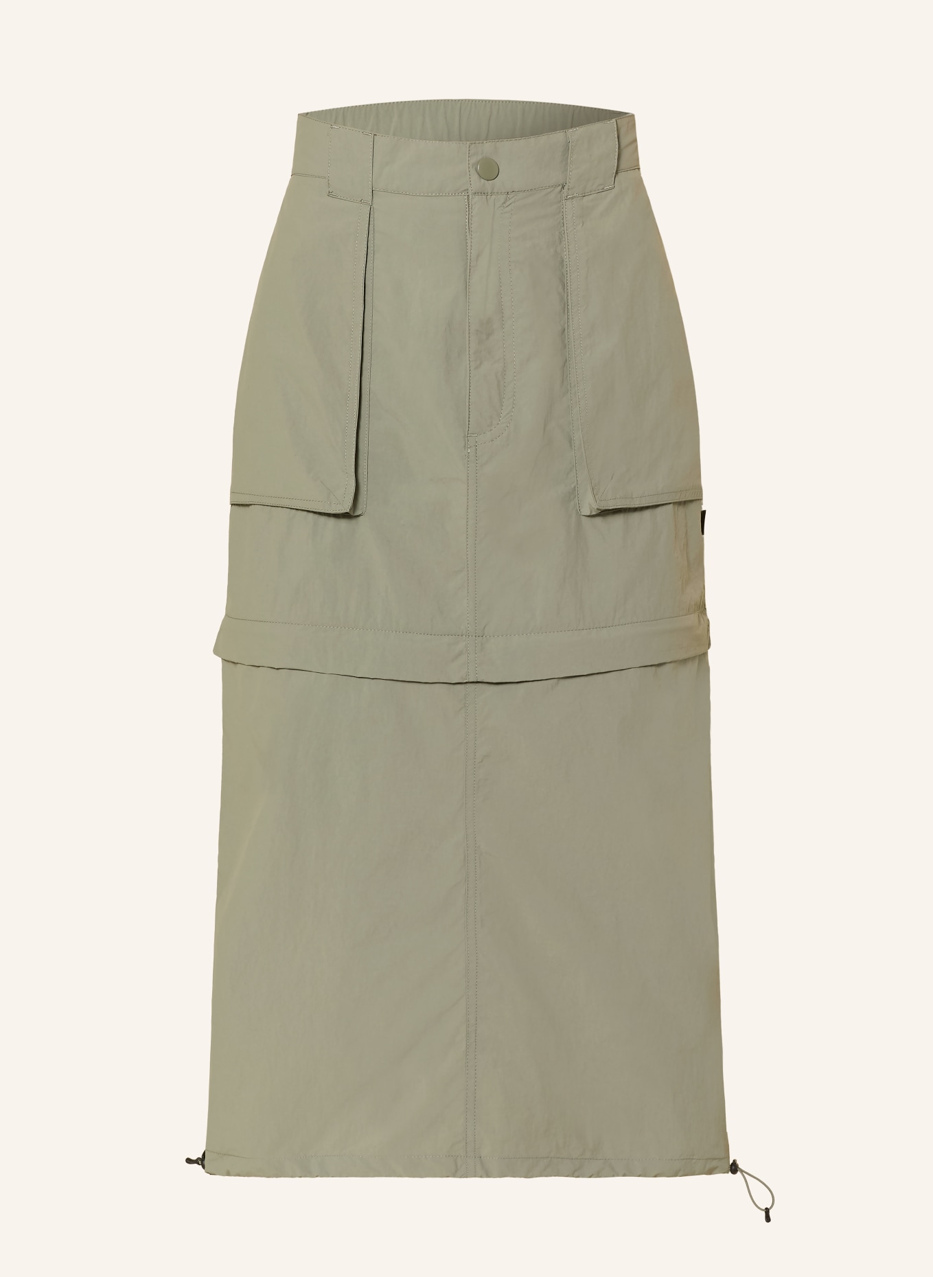 me°ru' AVIGNON zip-off skirt: LIGHT GREEN