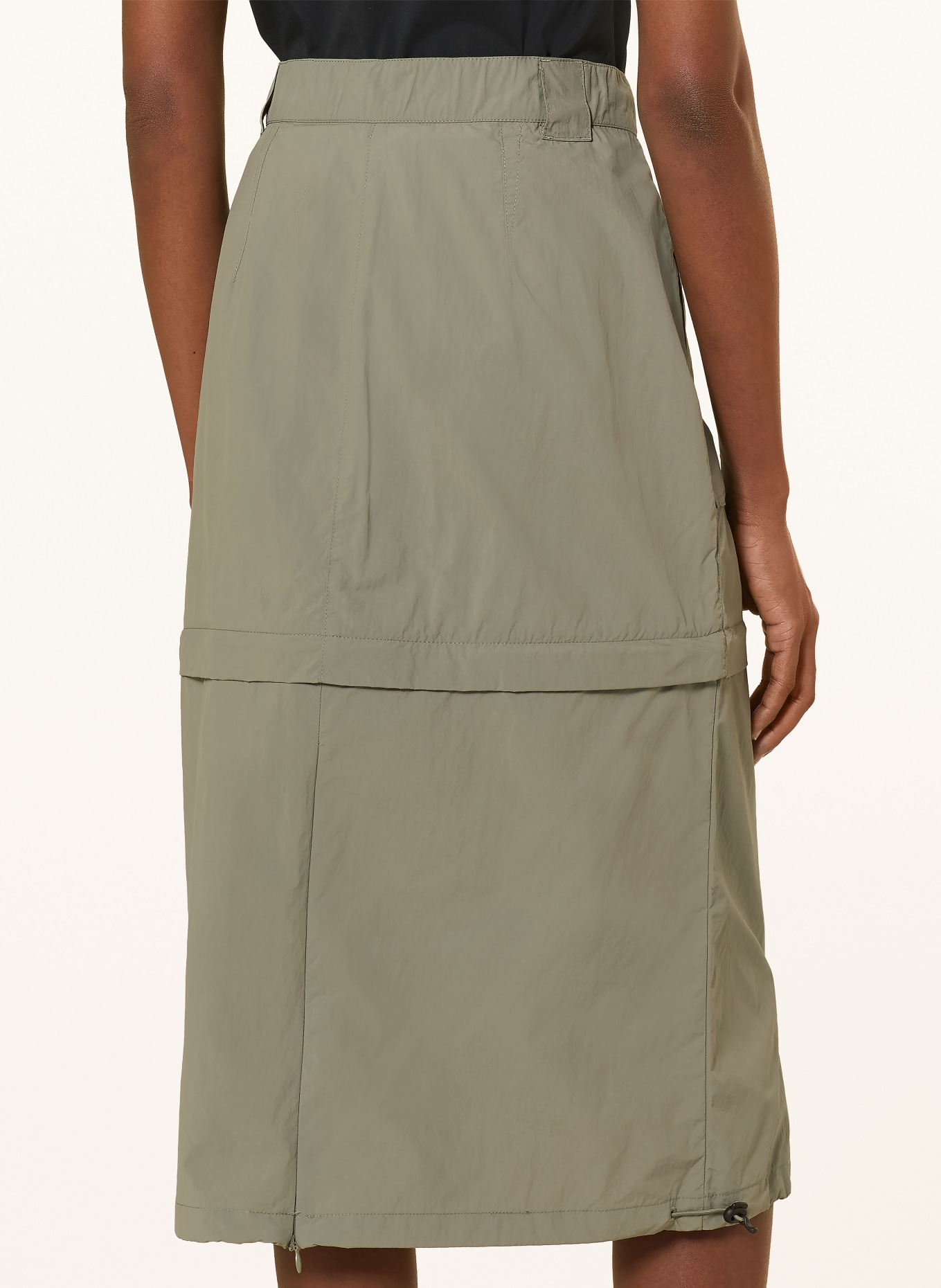 me°ru' AVIGNON zip-off skirt: LIGHT GREEN