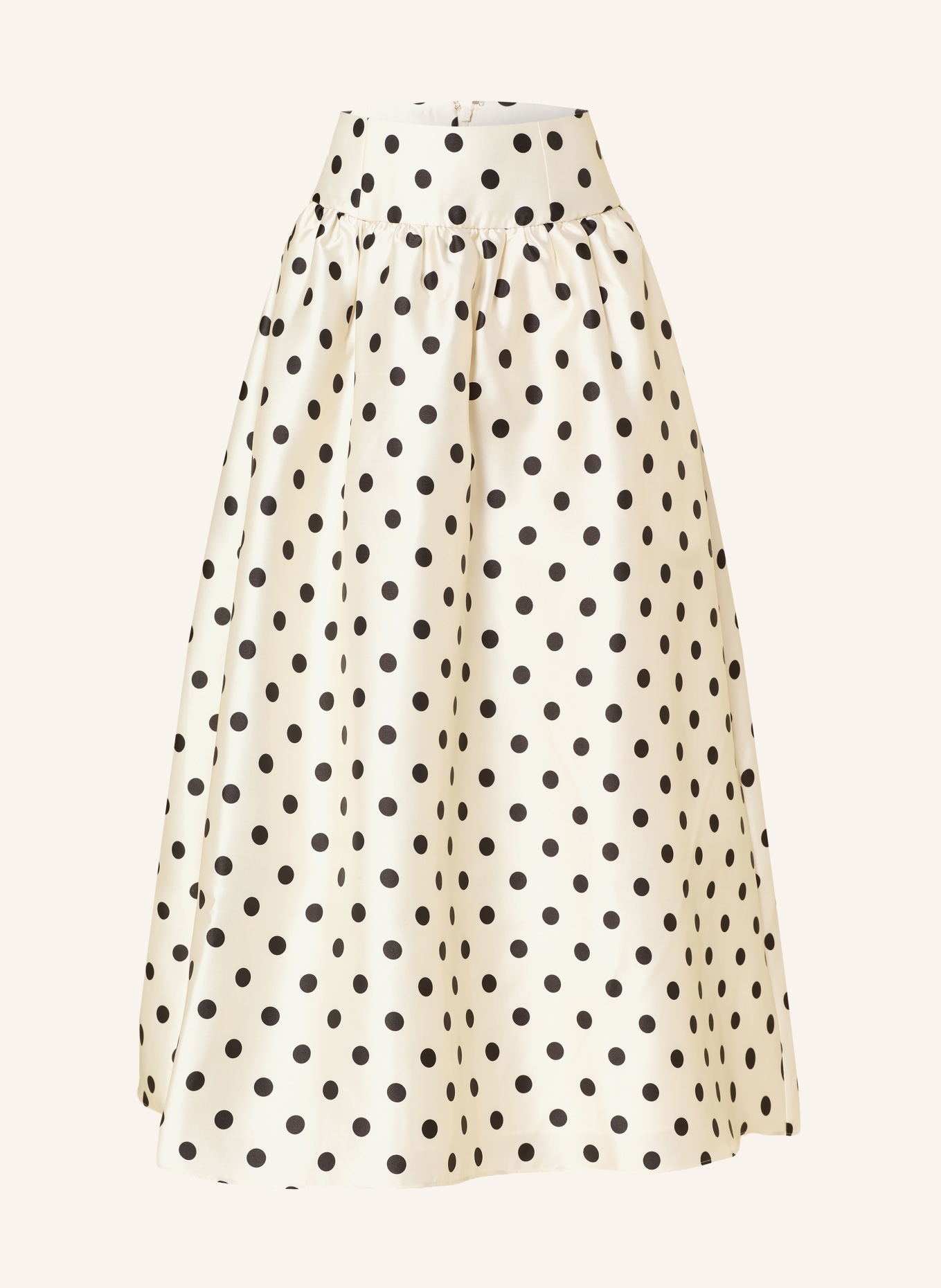 Alcidia da Veiga jupe: CRÈME / NOIR