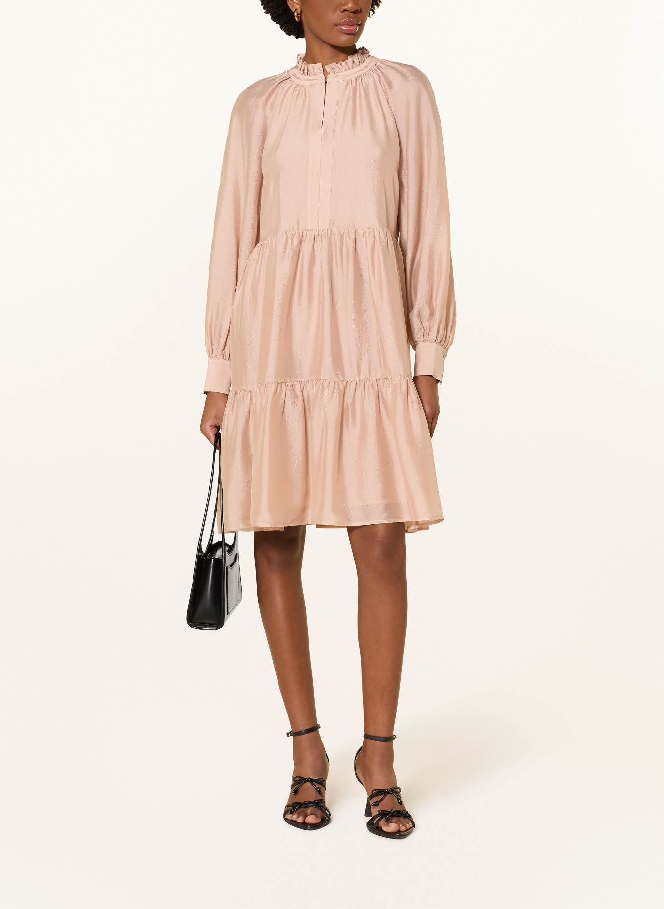 Alcidia da Veiga Kleid mit Rüschen: ROSÉ