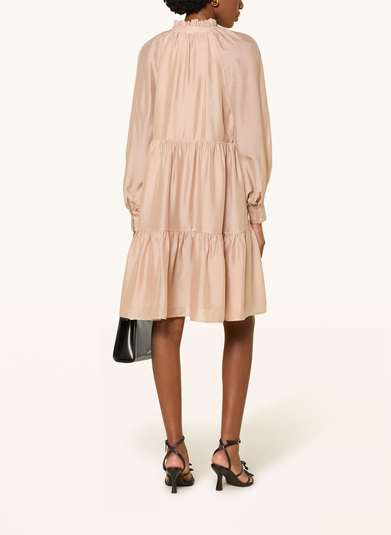 Alcidia da Veiga Kleid mit Rüschen: ROSÉ