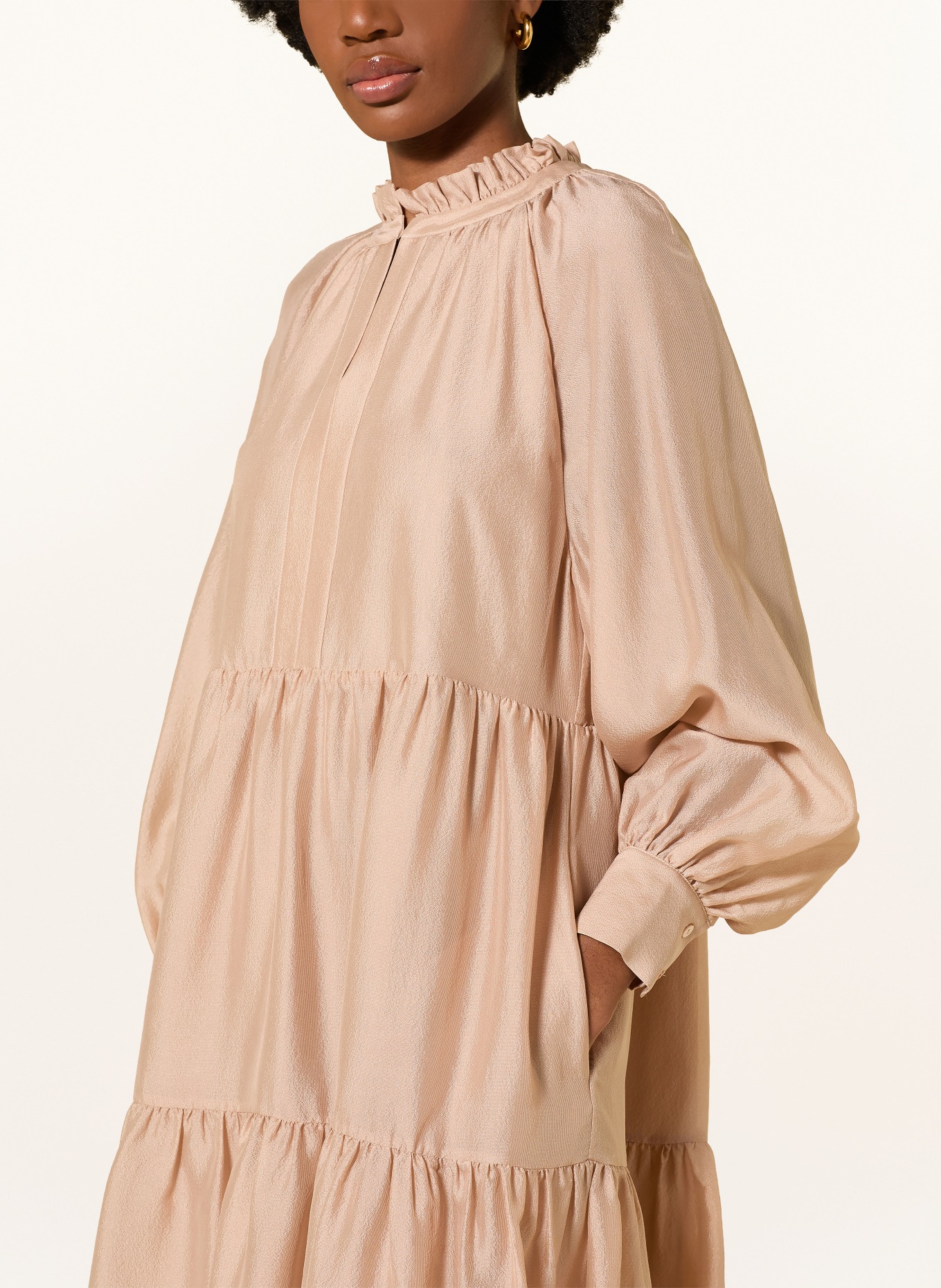 Alcidia da Veiga Kleid mit Rüschen: ROSÉ