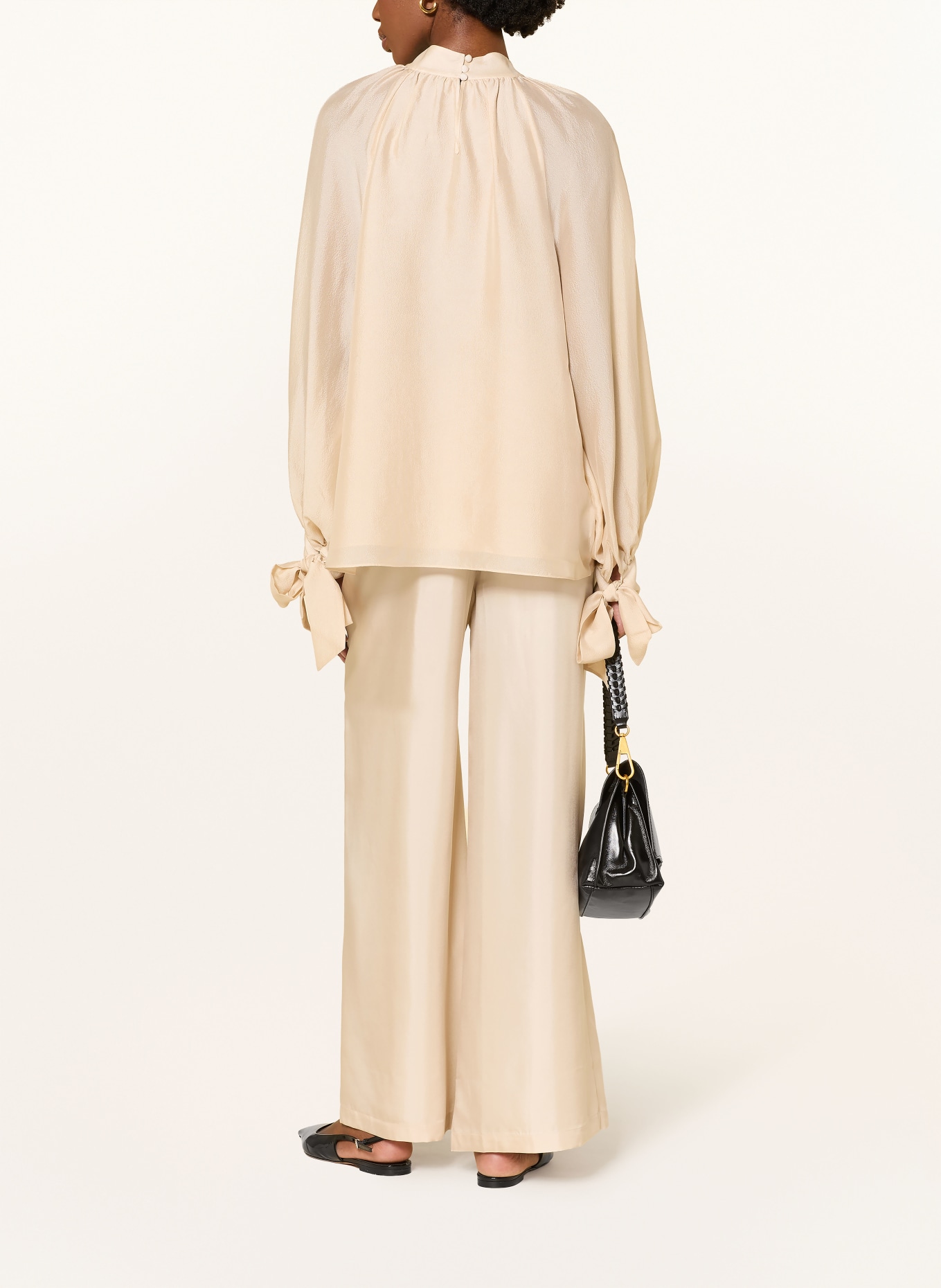 Alcidia da Veiga Blusenshirt aus Seide: BEIGE