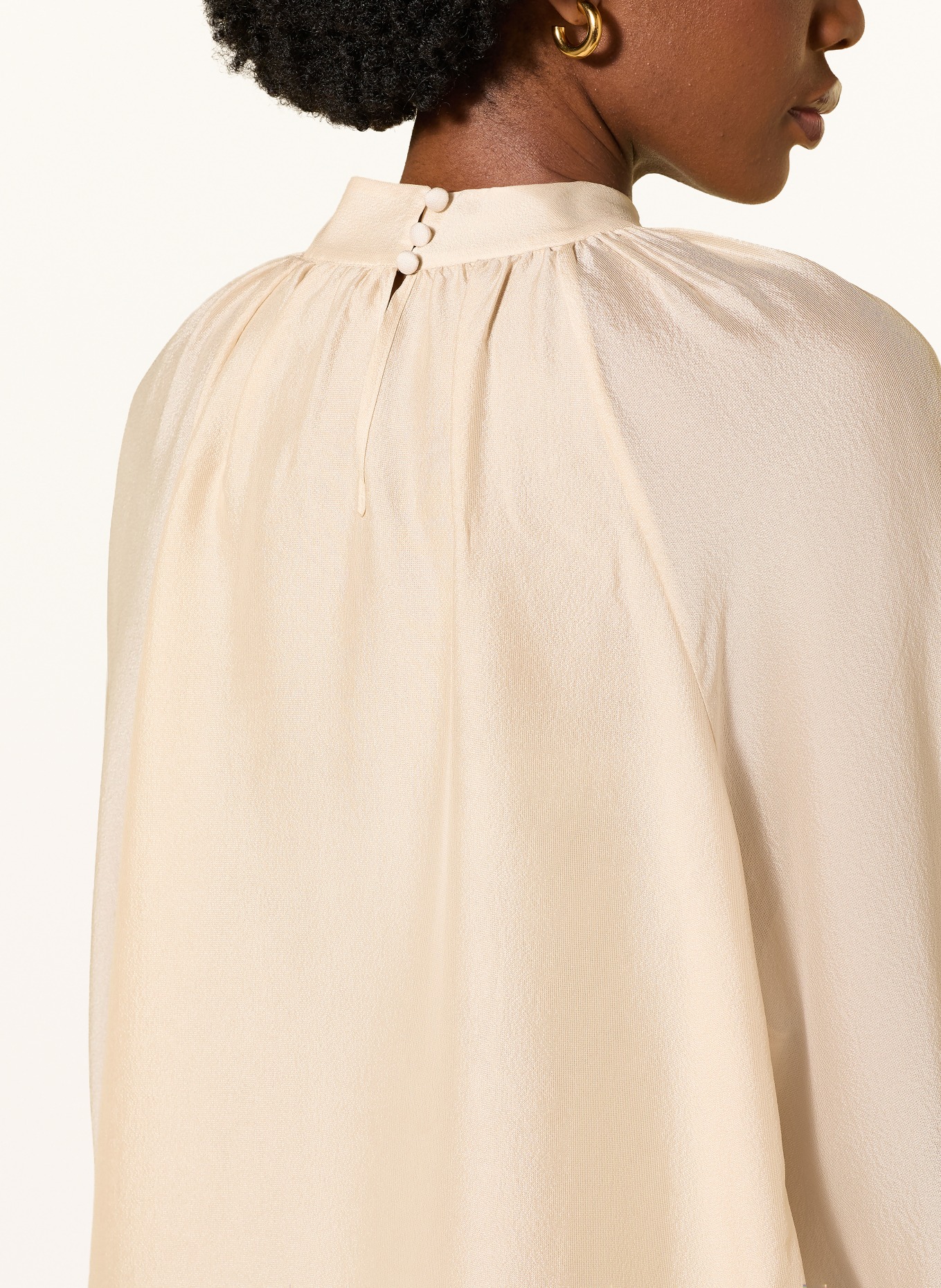 Alcidia da Veiga Blusenshirt aus Seide: BEIGE