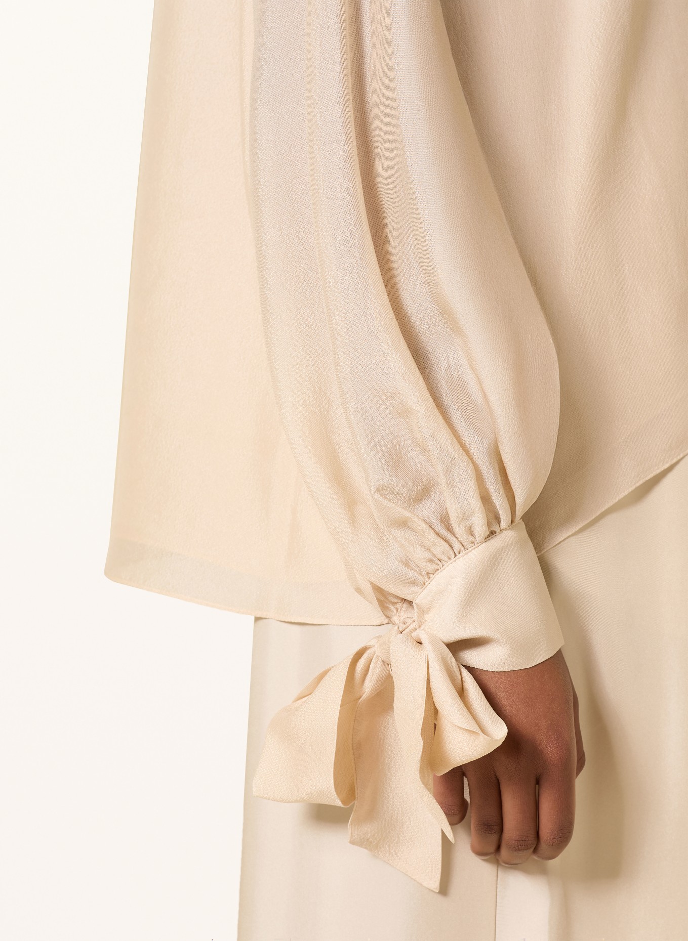 Alcidia da Veiga Blusenshirt aus Seide: BEIGE
