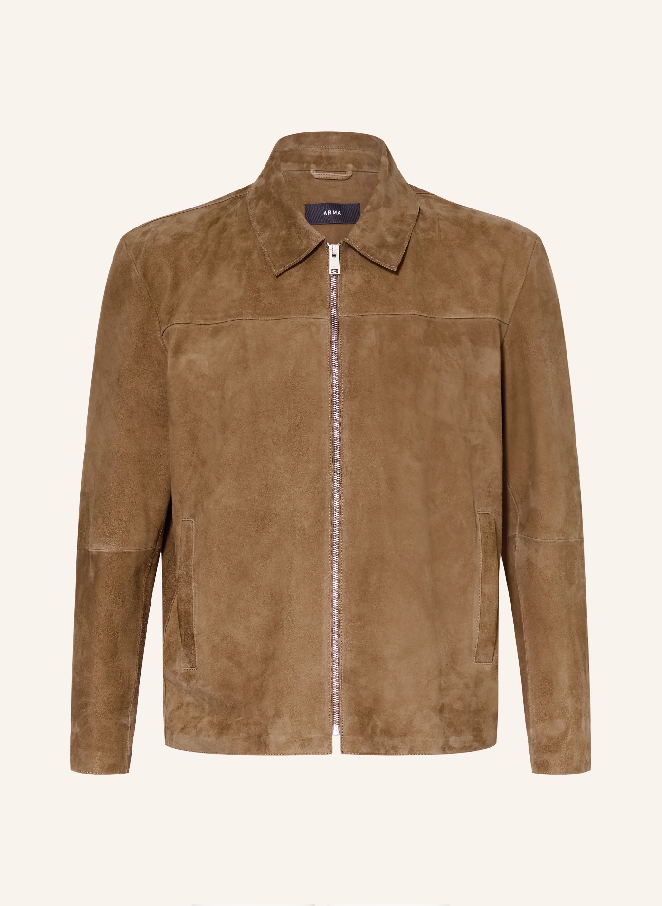 ARMA HARDIN leather jacket: BROWN