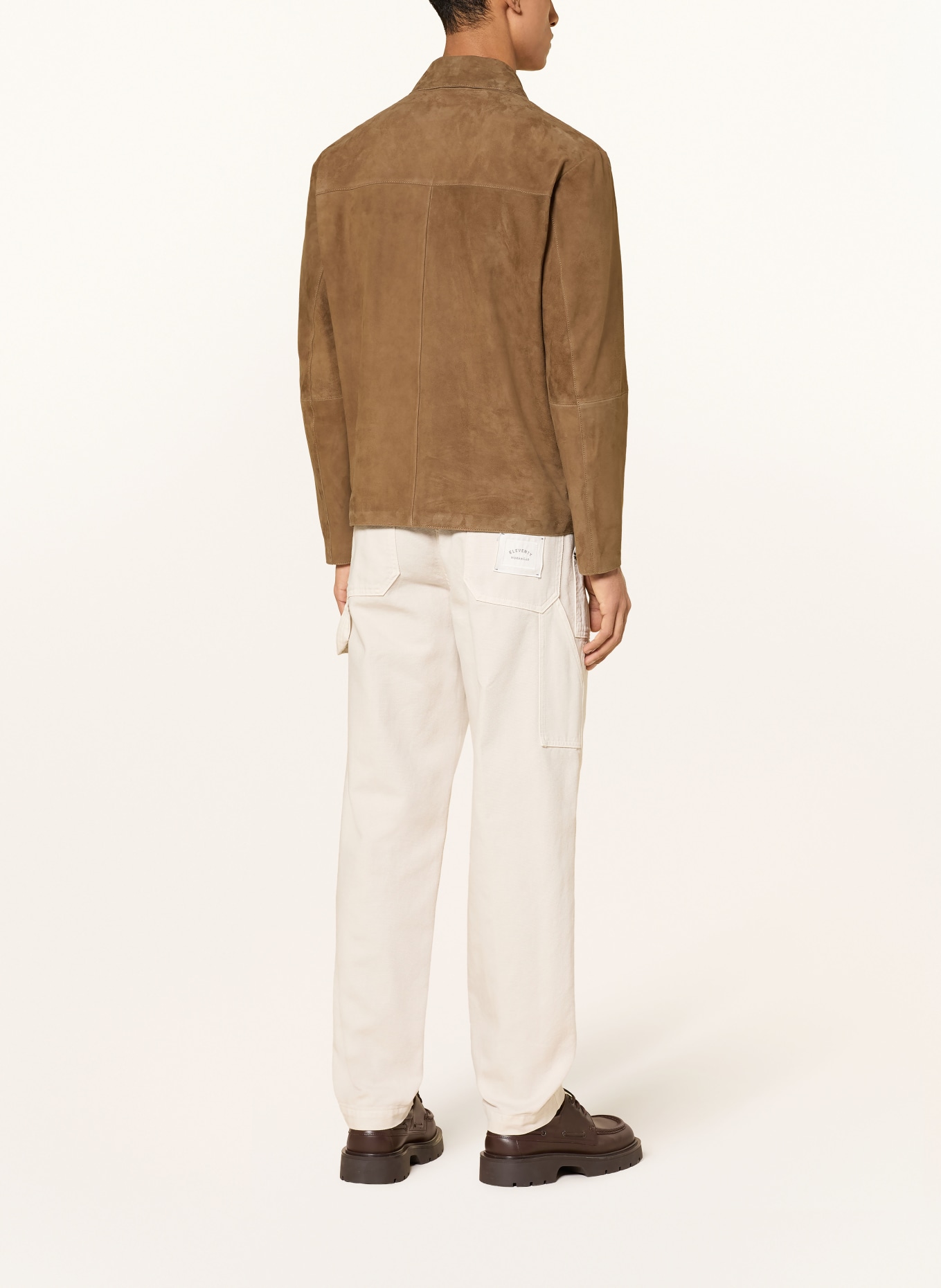 ARMA HARDIN leather jacket: BROWN