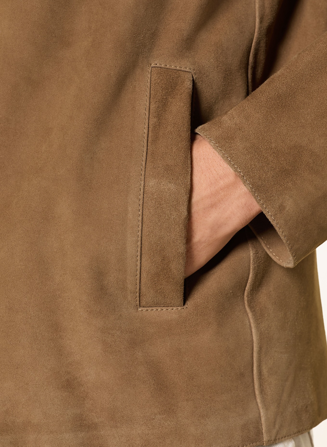 ARMA HARDIN leather jacket: BROWN