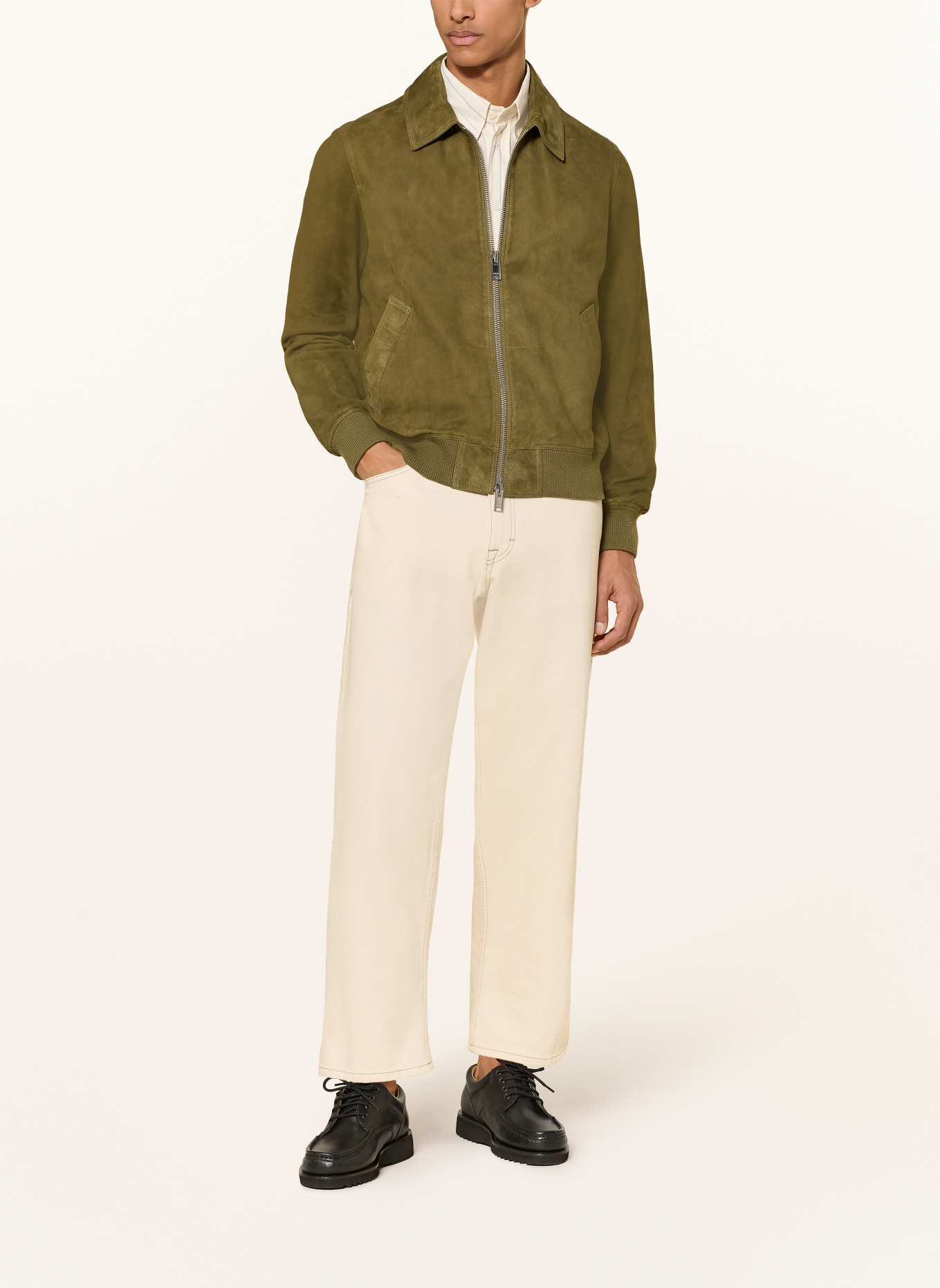 ARMA Lederblouson ARROW: OLIV