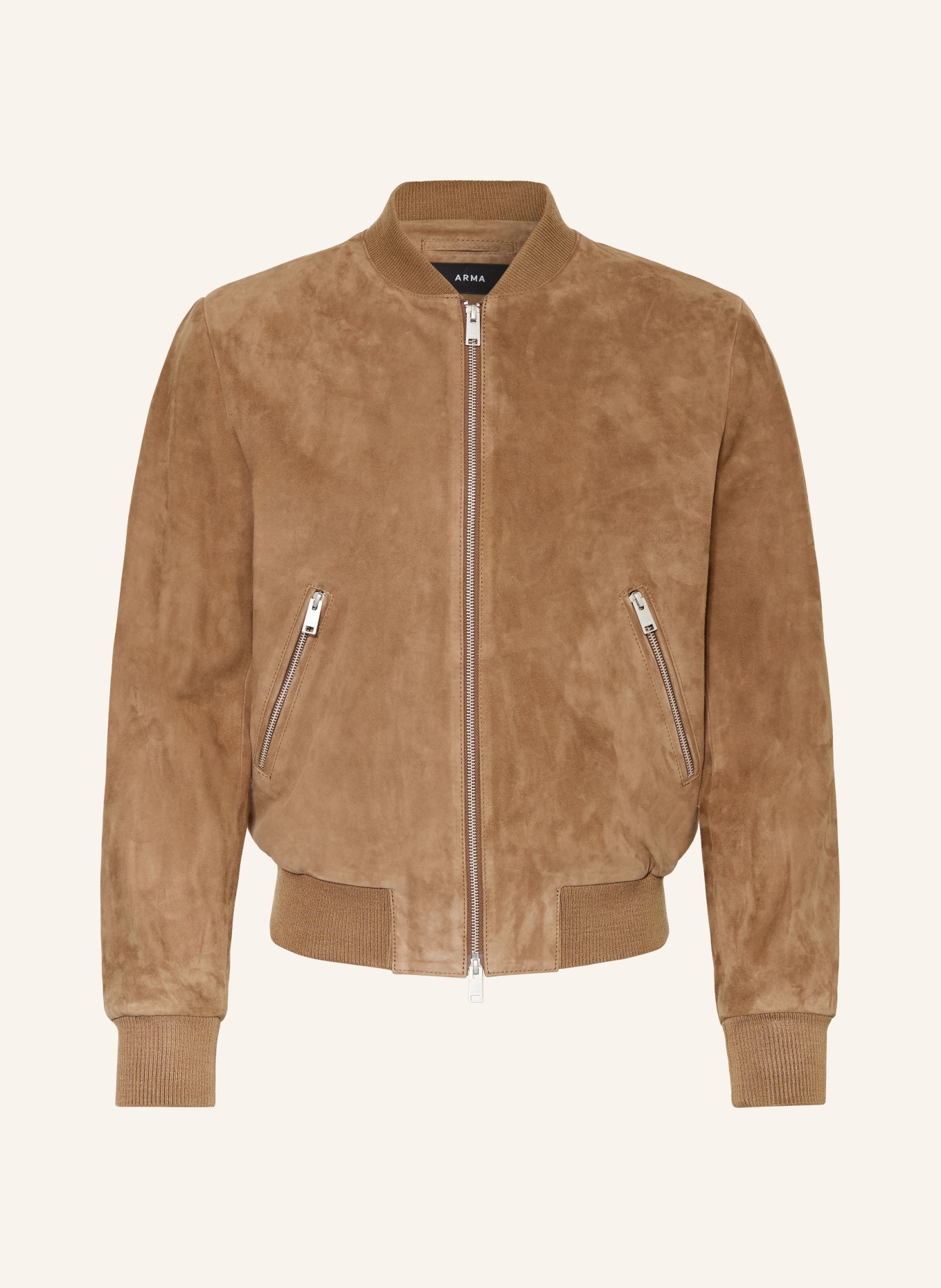 ARMA Blouson en cuir DIDIER: MARRON