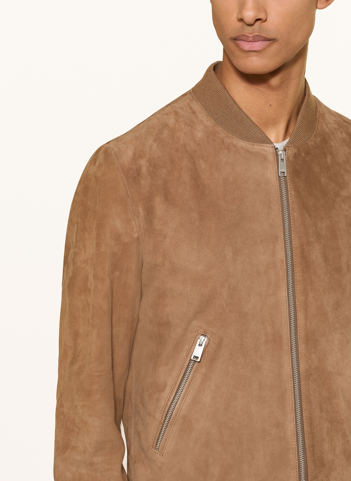 ARMA Blouson en cuir DIDIER: MARRON