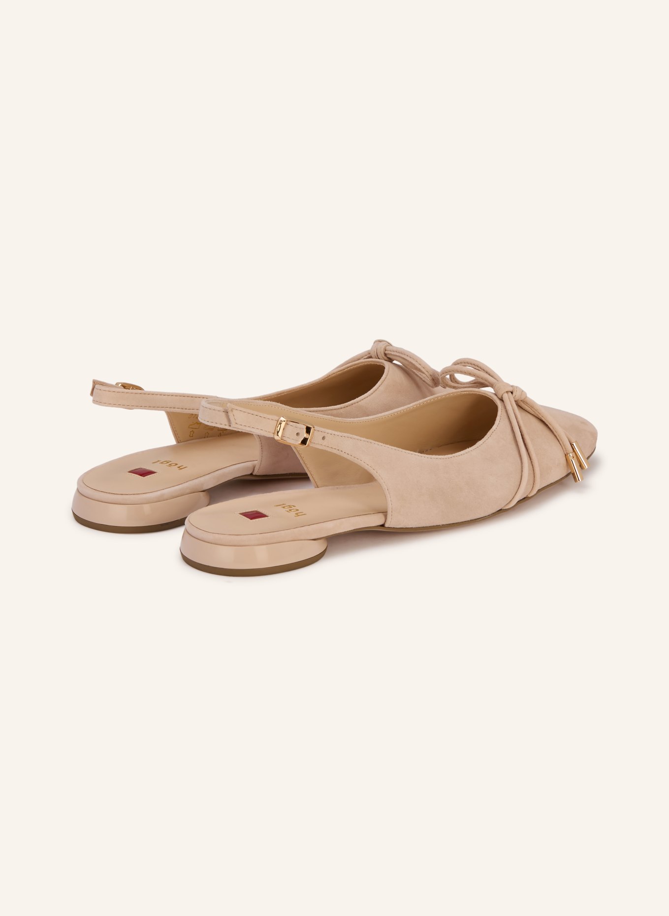 Högl Ballerines à lanières: MARRON CLAIR