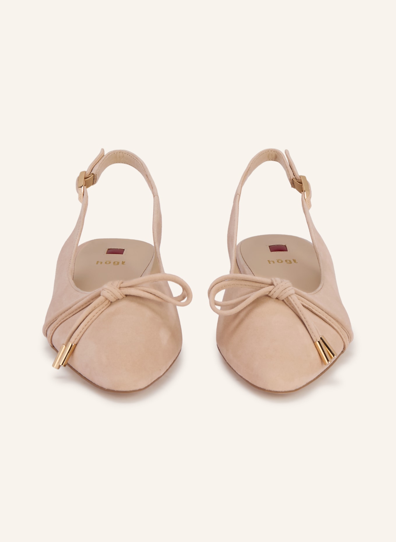 Högl Ballerines à lanières: MARRON CLAIR