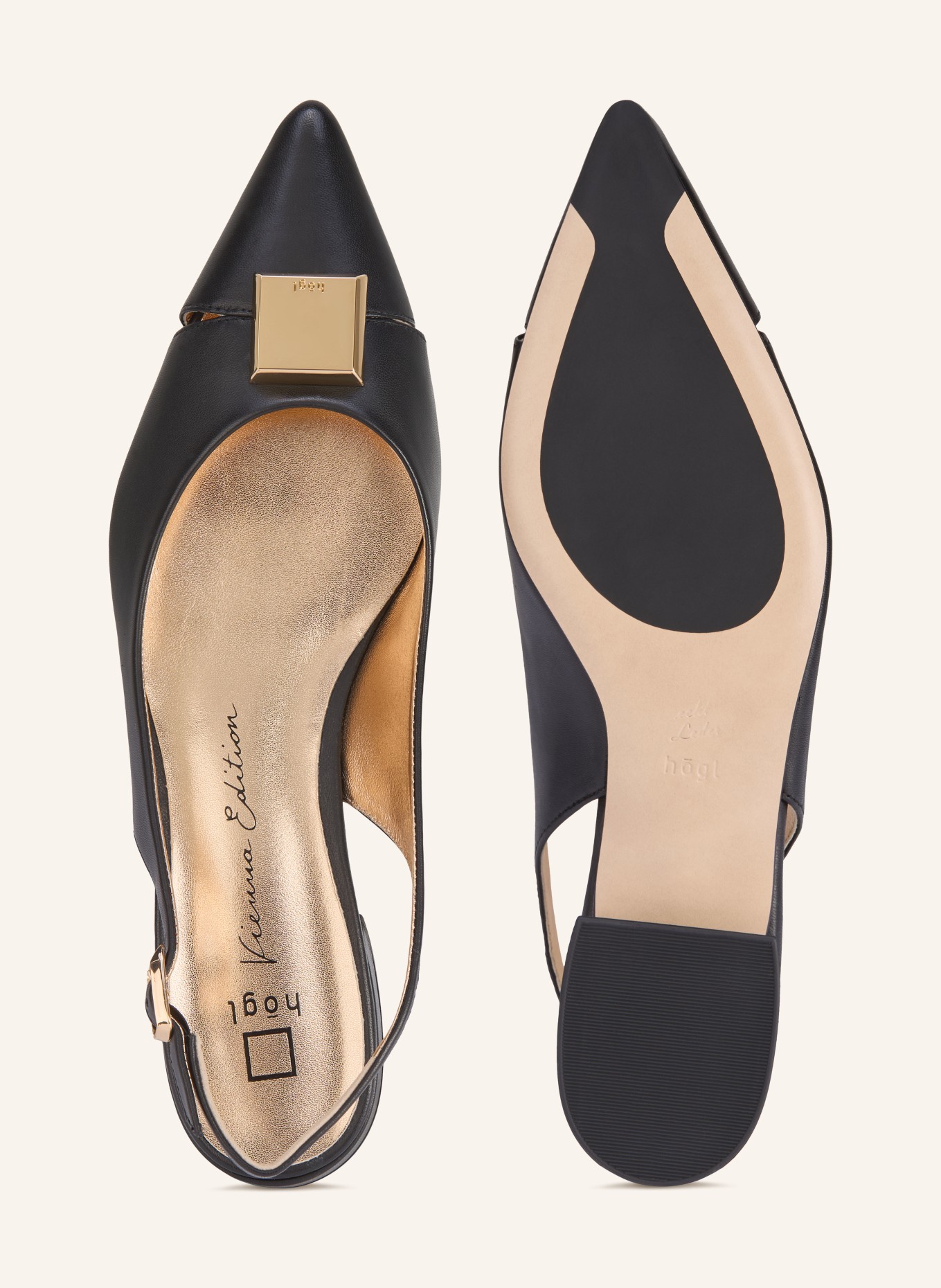 Högl Slingballerinas: SCHWARZ