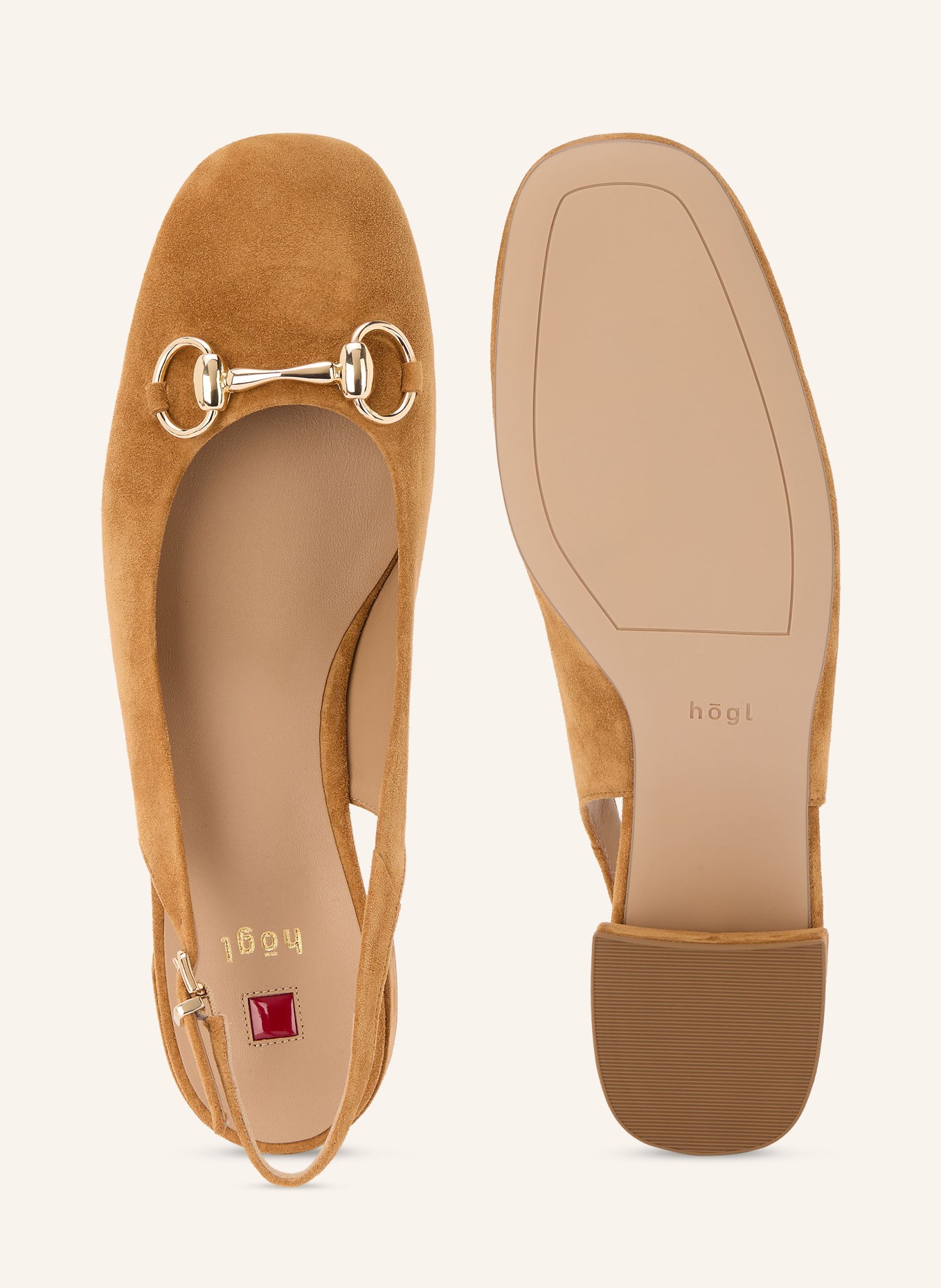 Högl slingback pumps: CAMEL