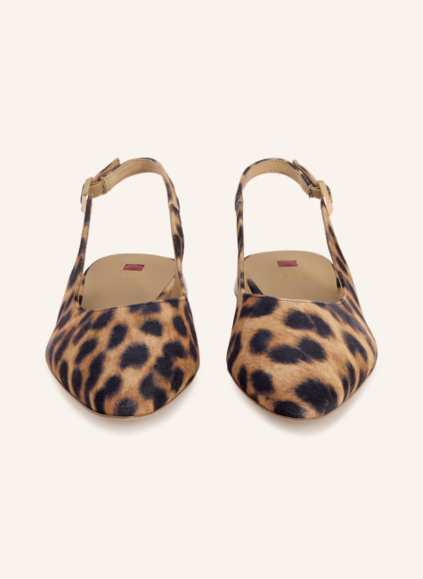 Högl Slingballerina's: BEIGE / BRUIN