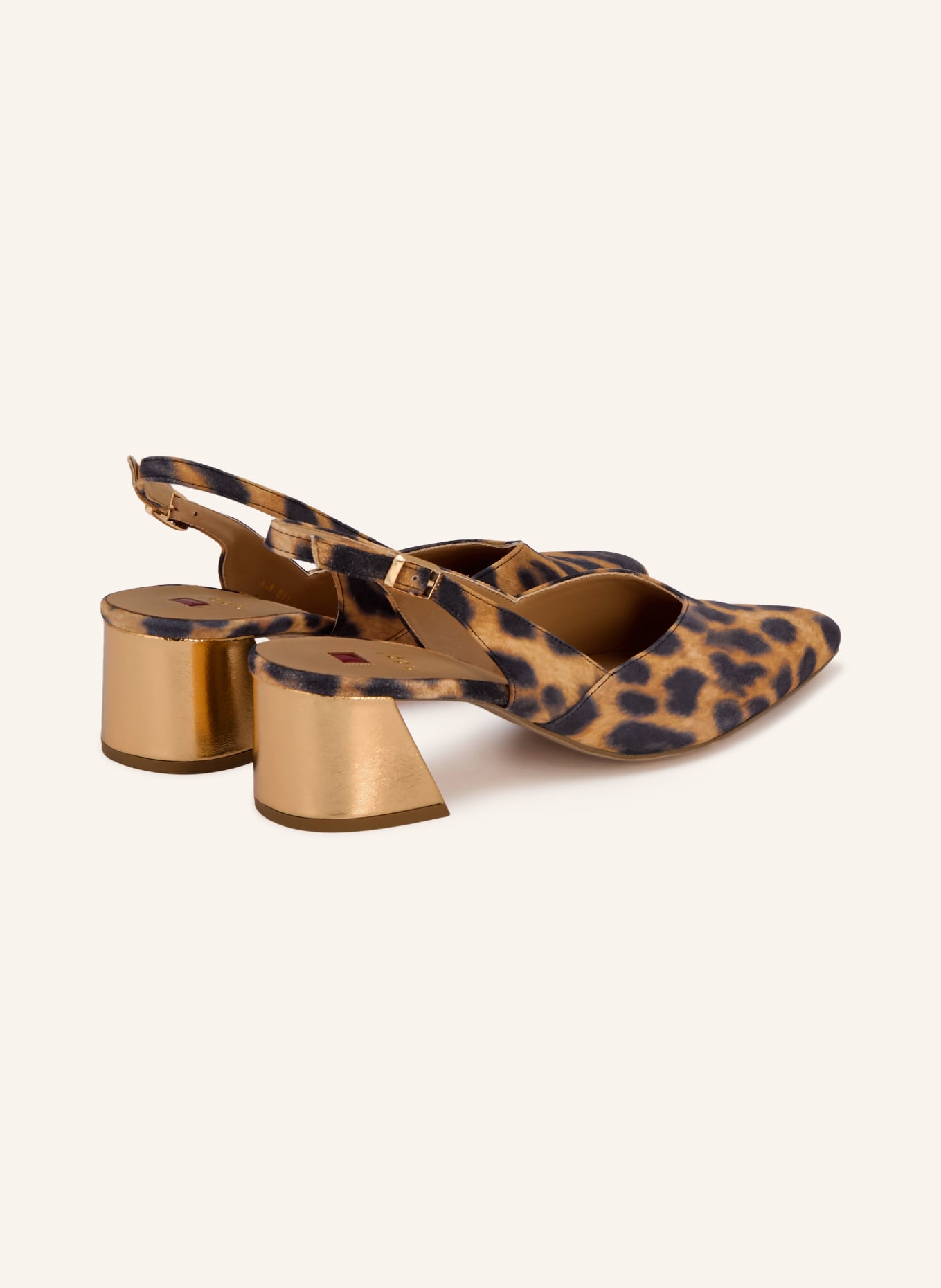 Högl slingback pumps: CAMEL / LIGHT BROWN / BLACK