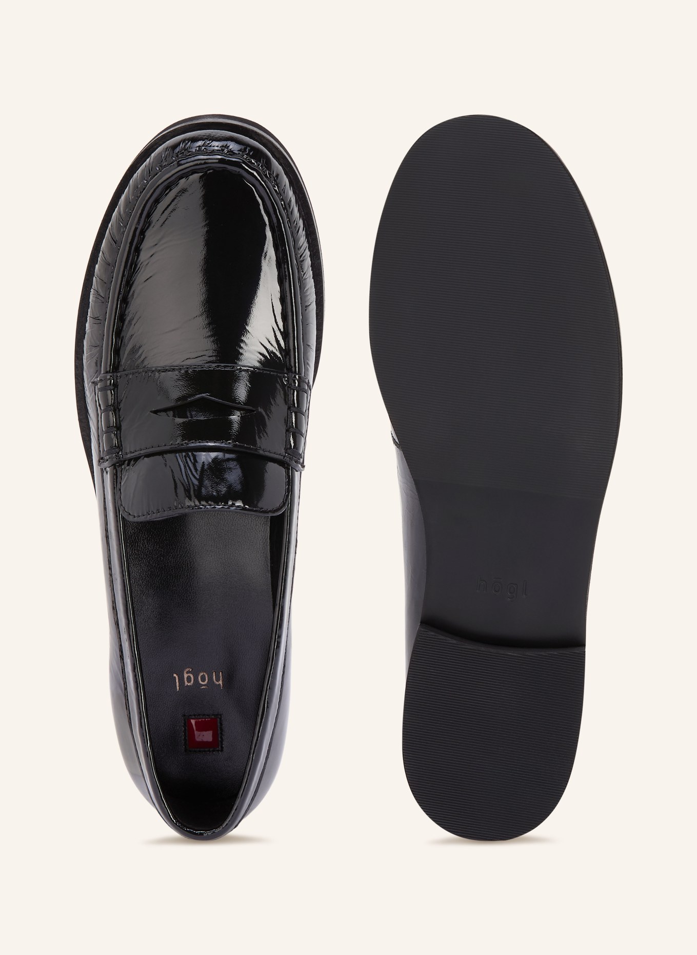 Högl mocassins: NOIR