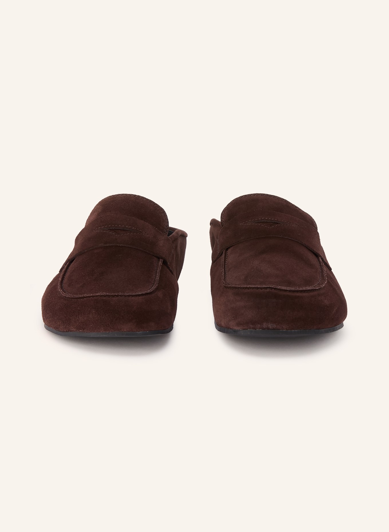 Högl mules: MARRON FONCÉ