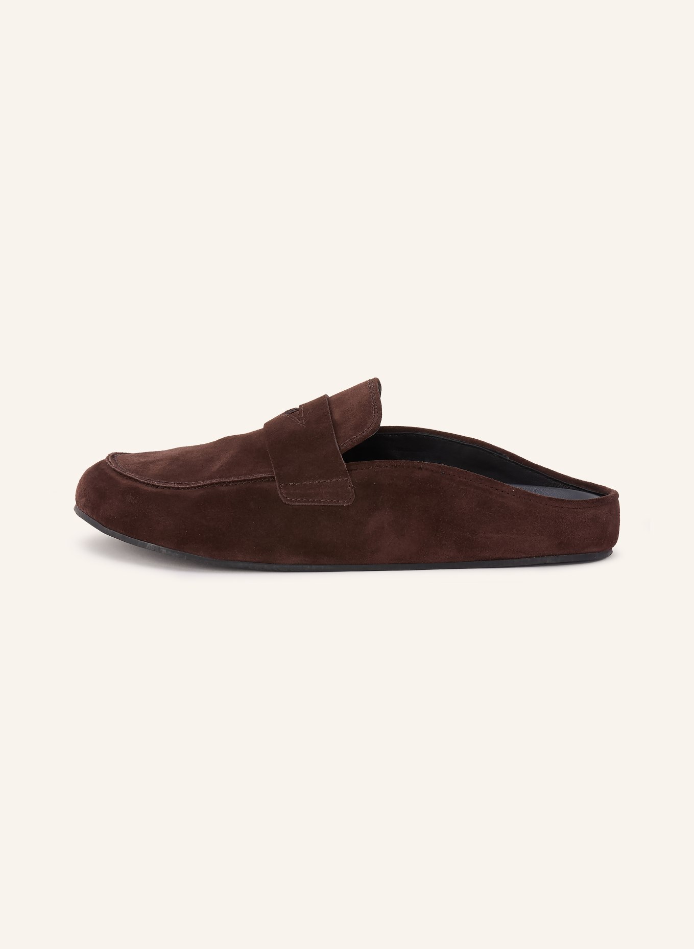 Högl mules: MARRON FONCÉ