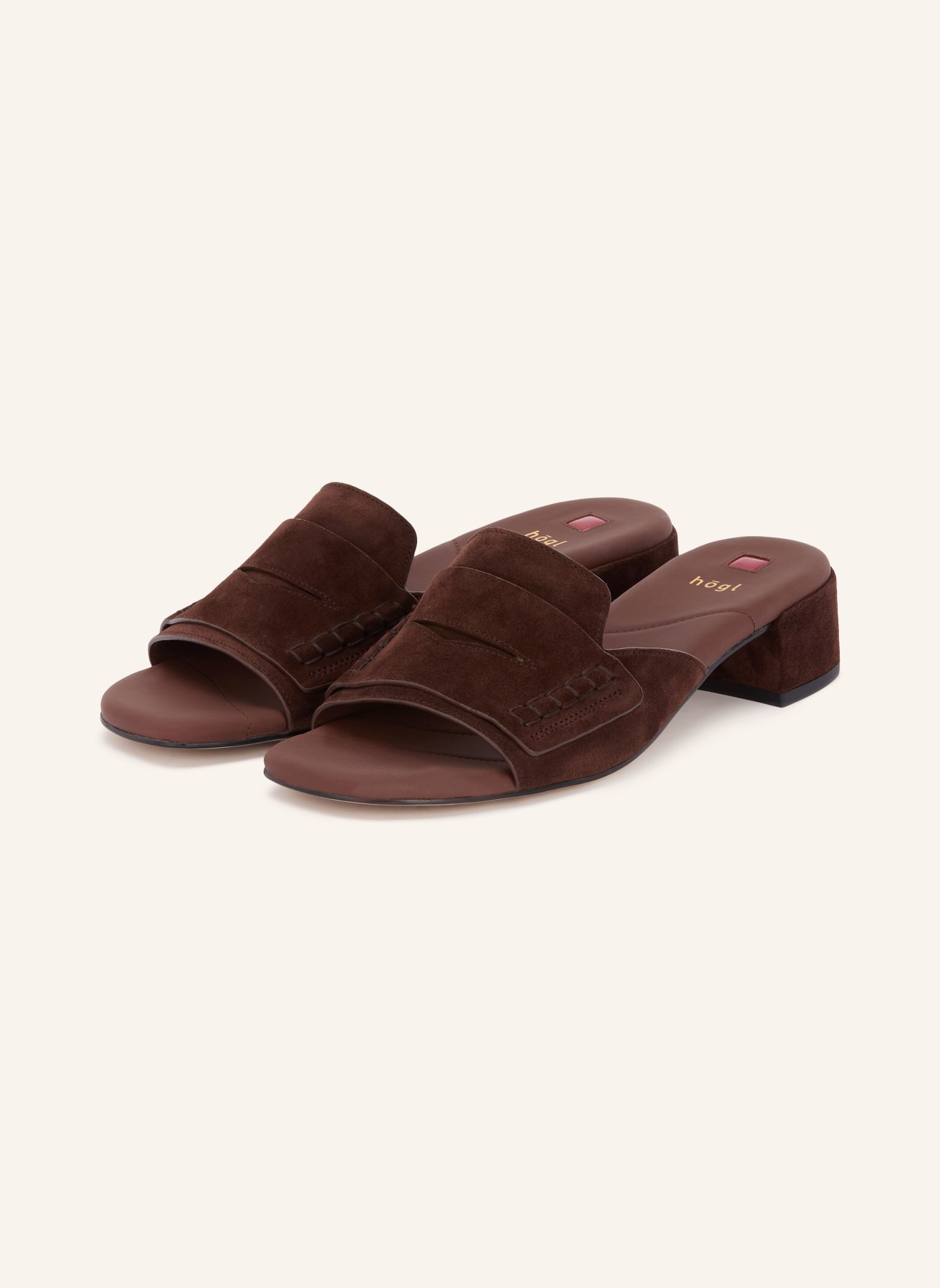 Högl Mules: DARK BROWN