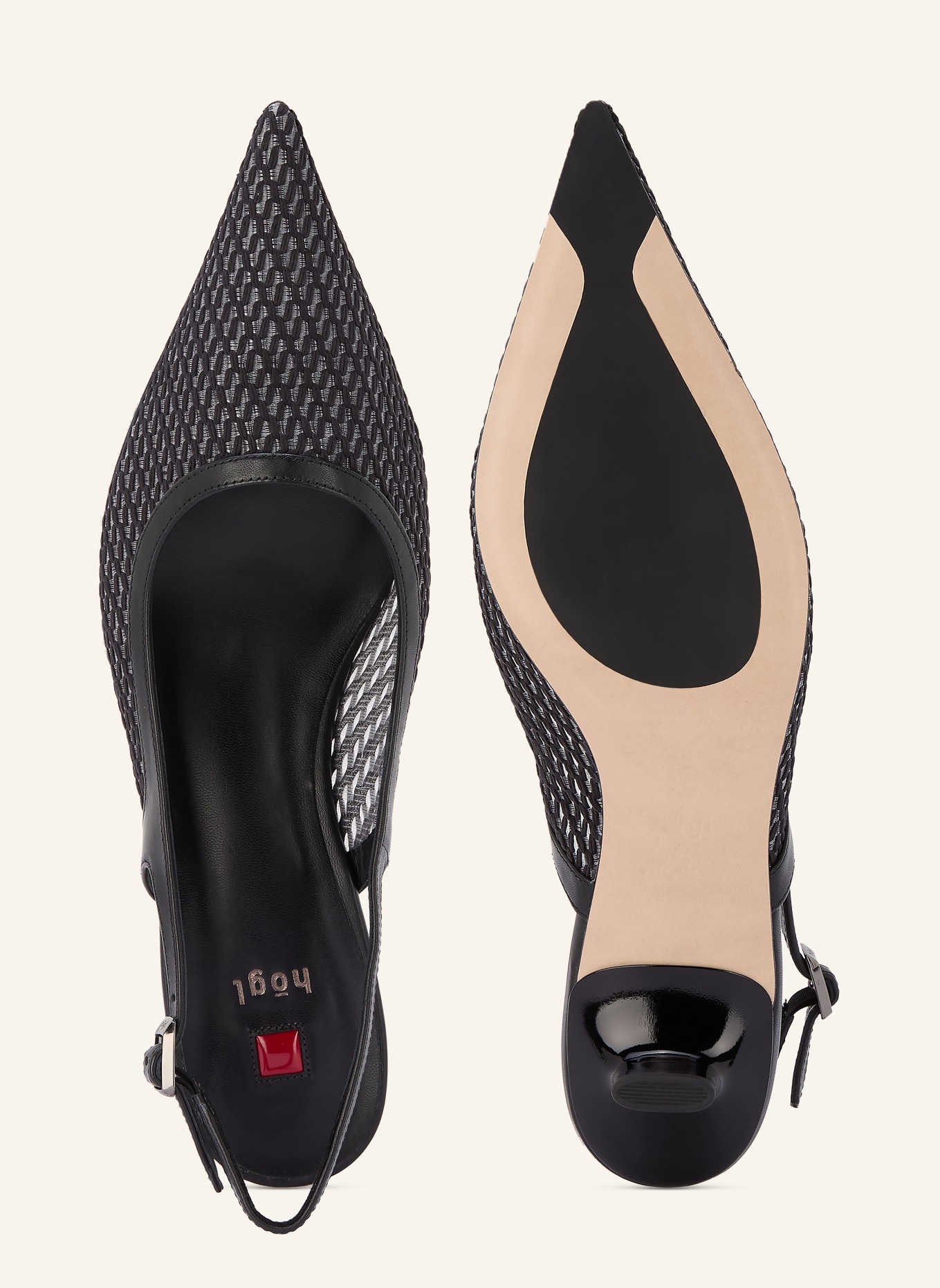 Högl Slingpumps: SCHWARZ