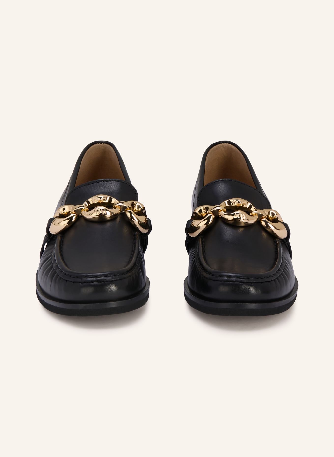 Högl Loafer: SCHWARZ / GOLD