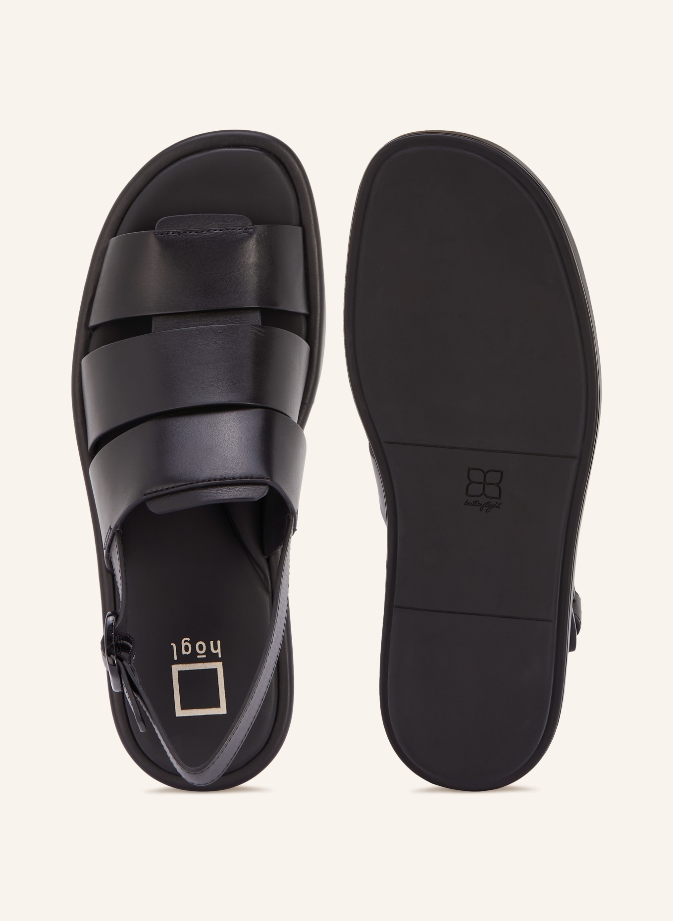 Högl Sandals: BLACK