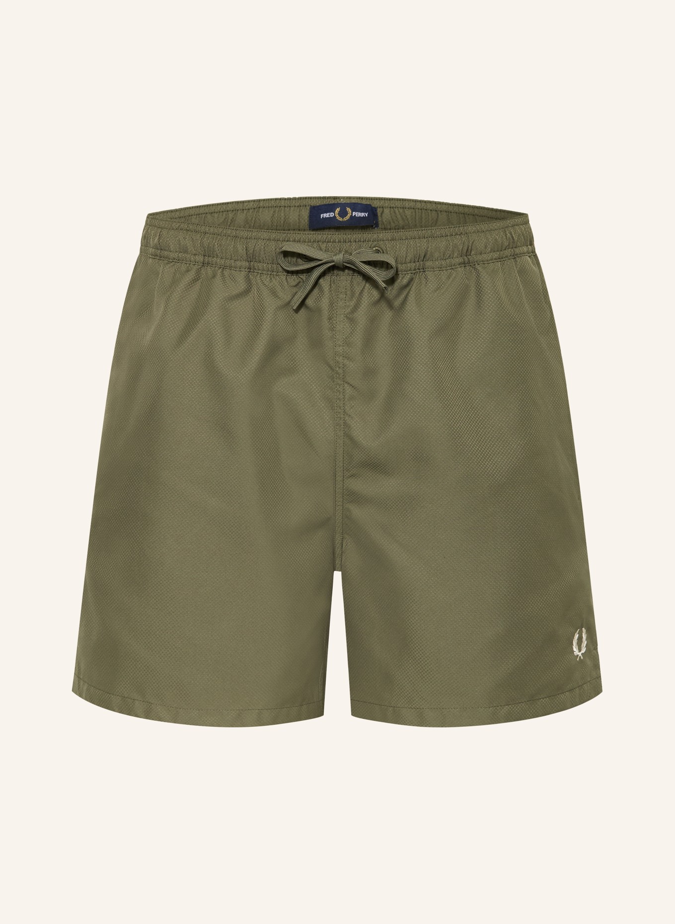 FRED PERRY swim shorts: KHAKI