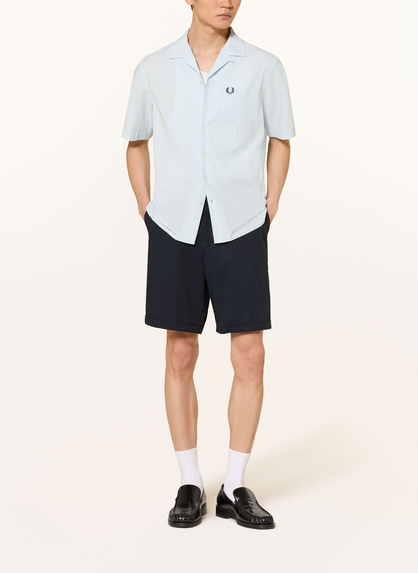 FRED PERRY short: BLEU FONCÉ