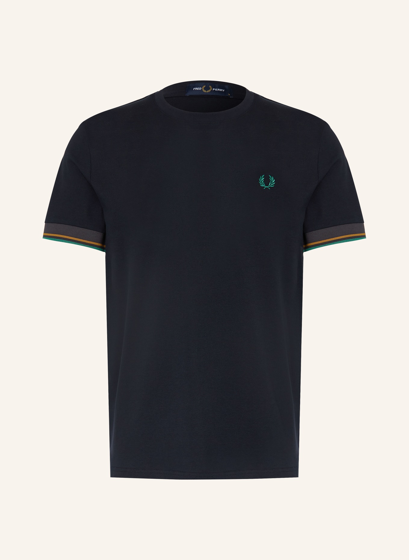 FRED PERRY T-Shirt: DUNKELBLAU